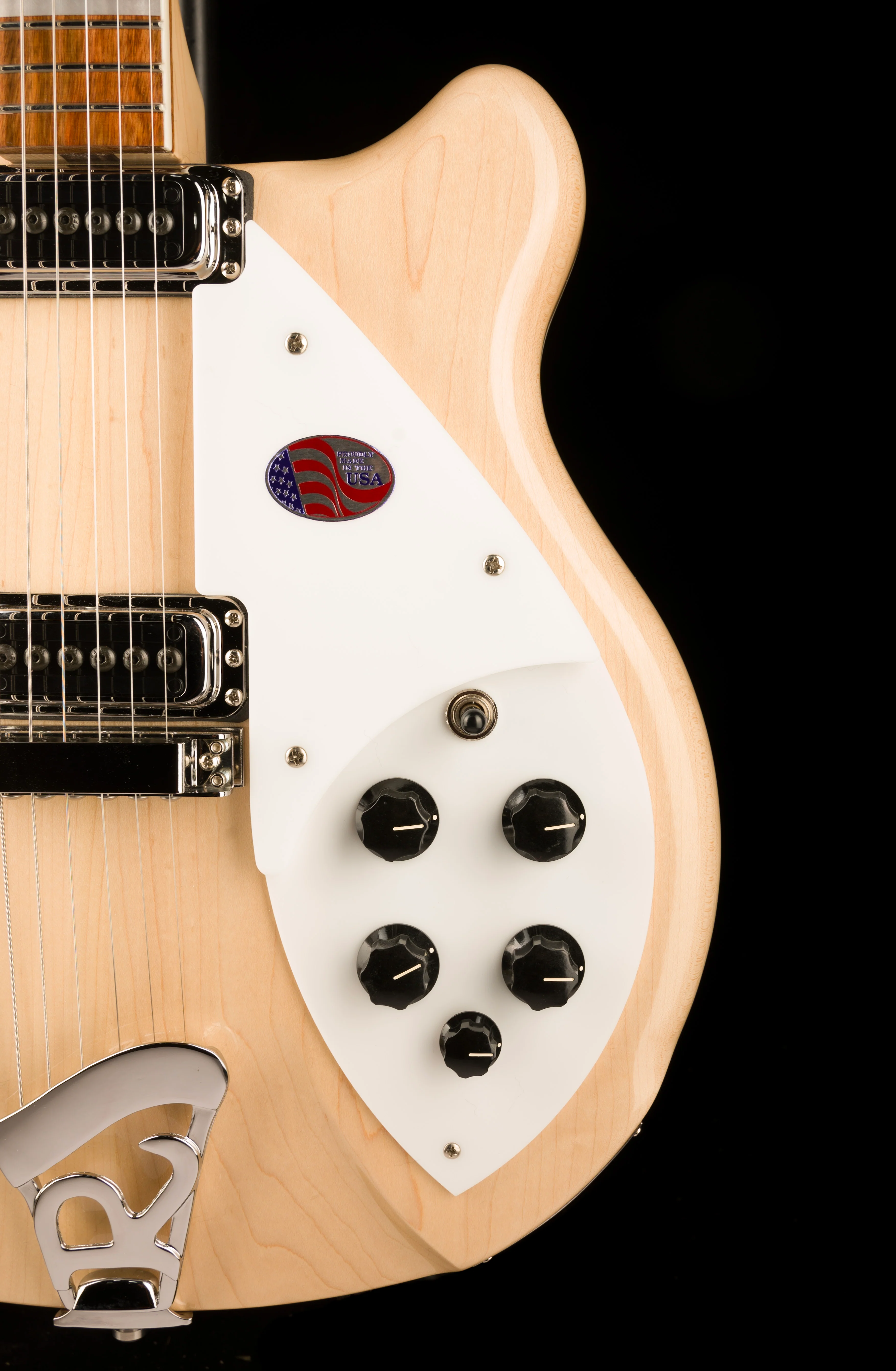 Rickenbacker 360 Mapleglo Semi Hollow Guitar With Case - Image 9