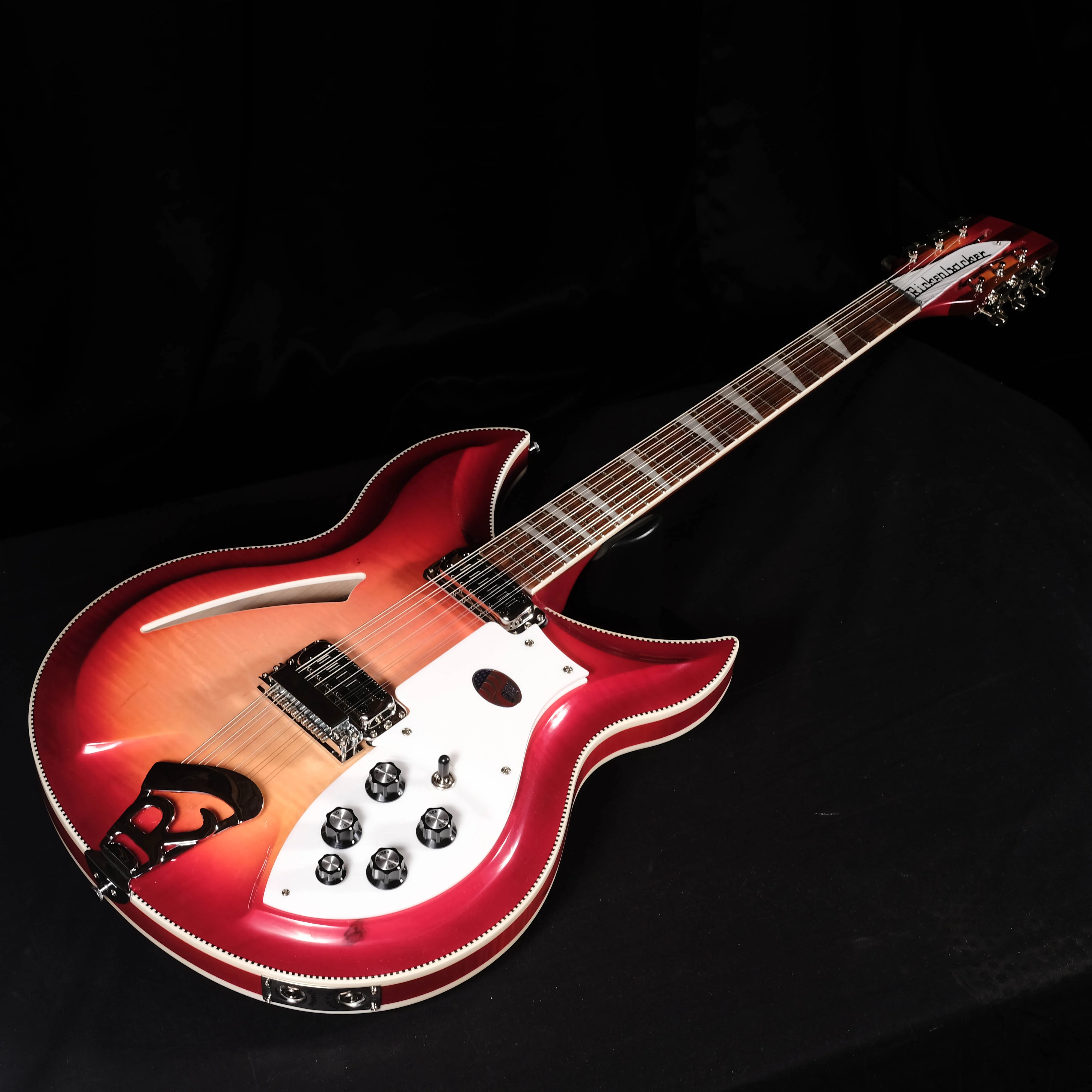 Rickenbacker 381/12V69 FG 12 String FireGlo Semi Hollow Guitar With OHSC - Image 3