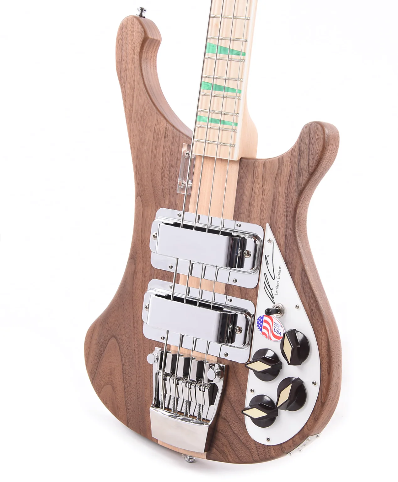 Rickenbacker 4003AC Al Cisneros Signature Limited Edition Bass Guitar Walnut W Case - Image 3