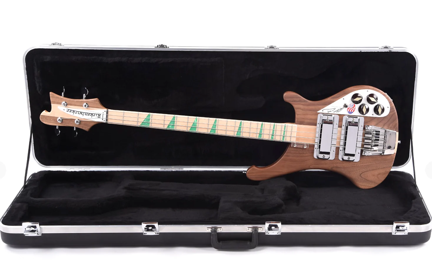 Rickenbacker 4003AC Al Cisneros Signature Limited Edition Bass Guitar Walnut W Case - Image 7