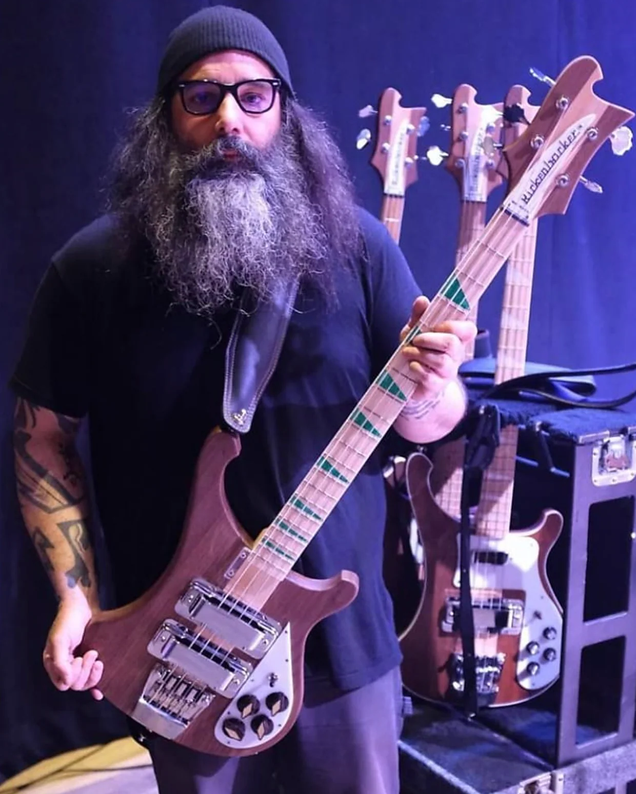 Rickenbacker 4003AC Al Cisneros Signature Limited Edition Bass Guitar Walnut W Case - Image 8
