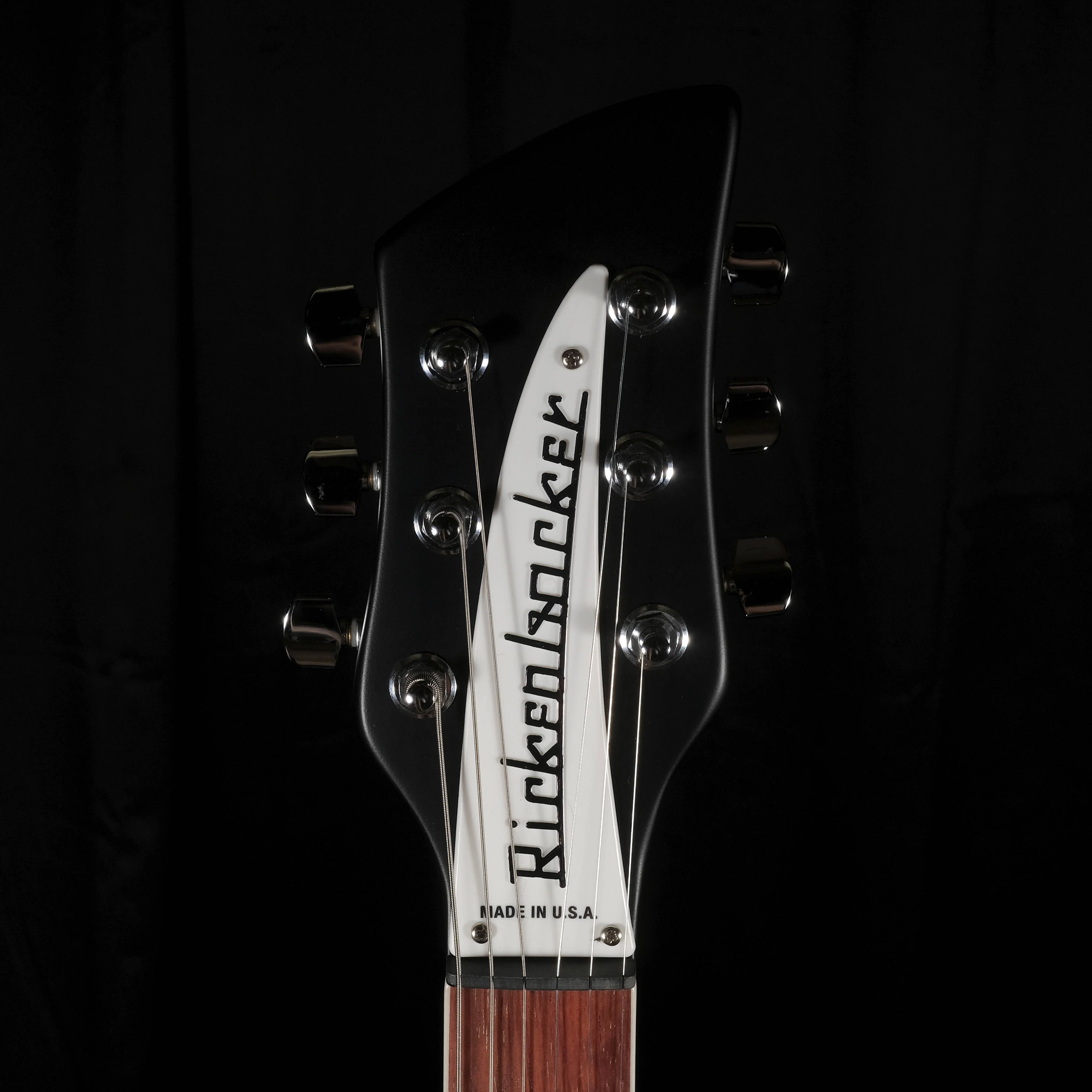 Rickenbacker 620MBL Six String Matte Black Solid Body Guitar With Case - Image 5