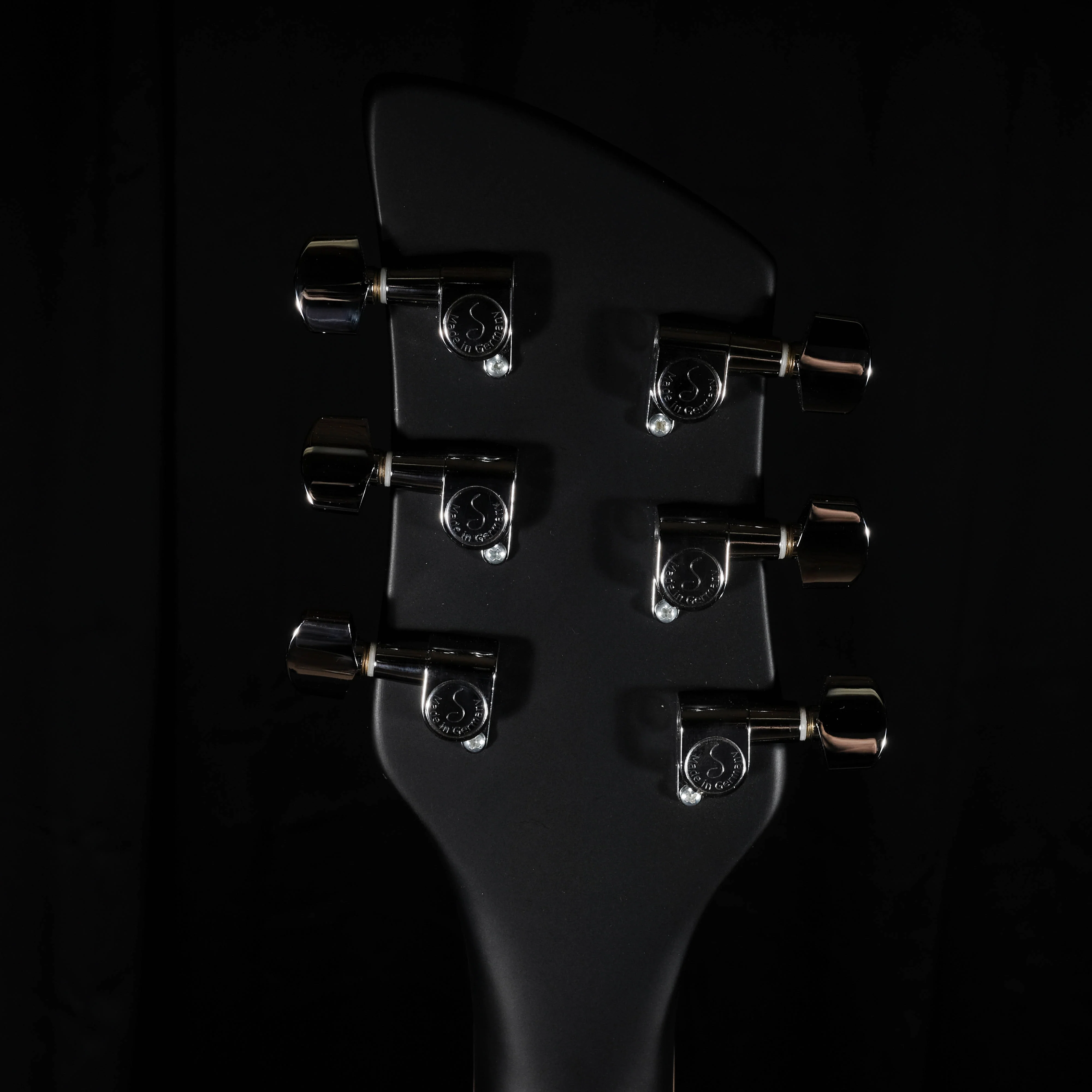 Rickenbacker 620MBL Six String Matte Black Solid Body Guitar With Case - Image 6