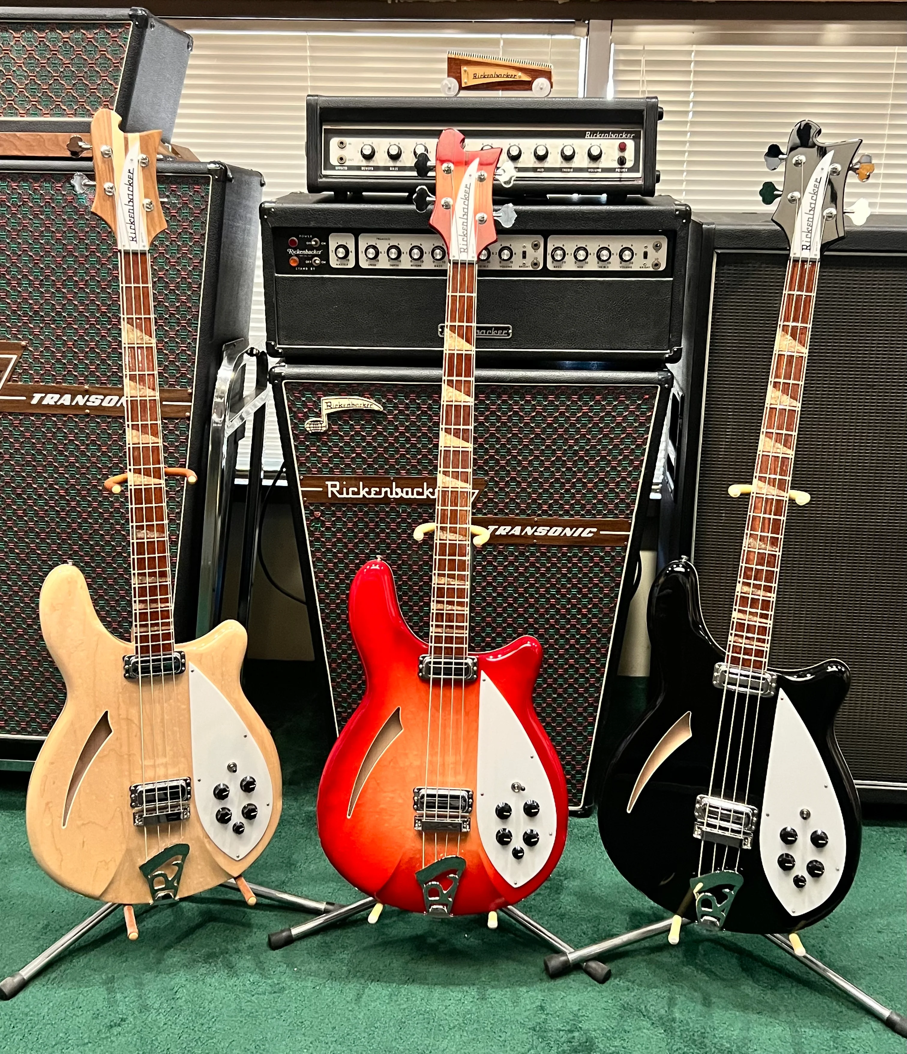 Rickenbacker 4005V JG JetGlo Semi Hollow Bass Guitar PRE ORDER - Image 3