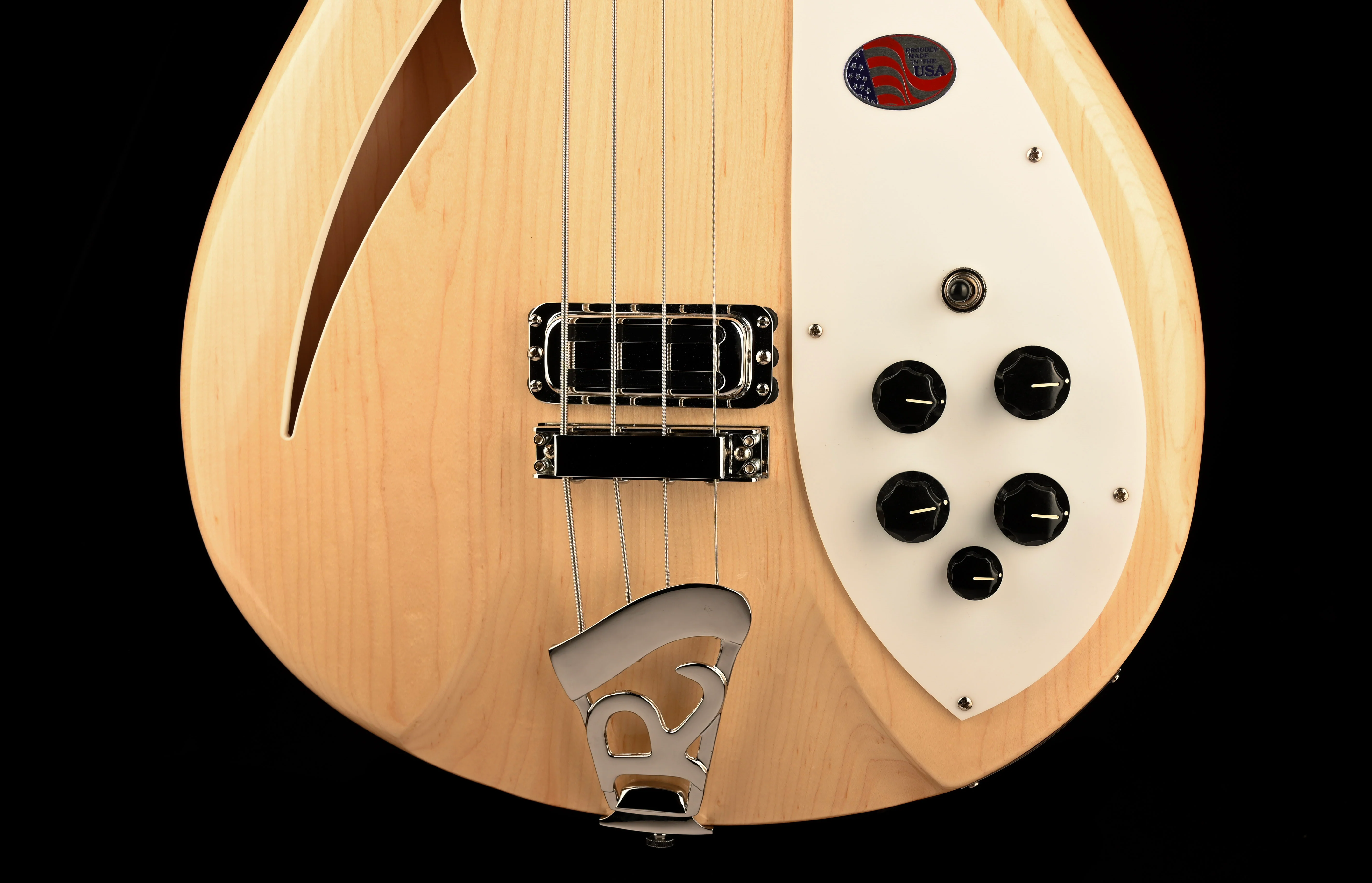 Rickenbacker 4005V MG MapleGlo Semi Hollow Bass Guitar IN STOCK - Image 5