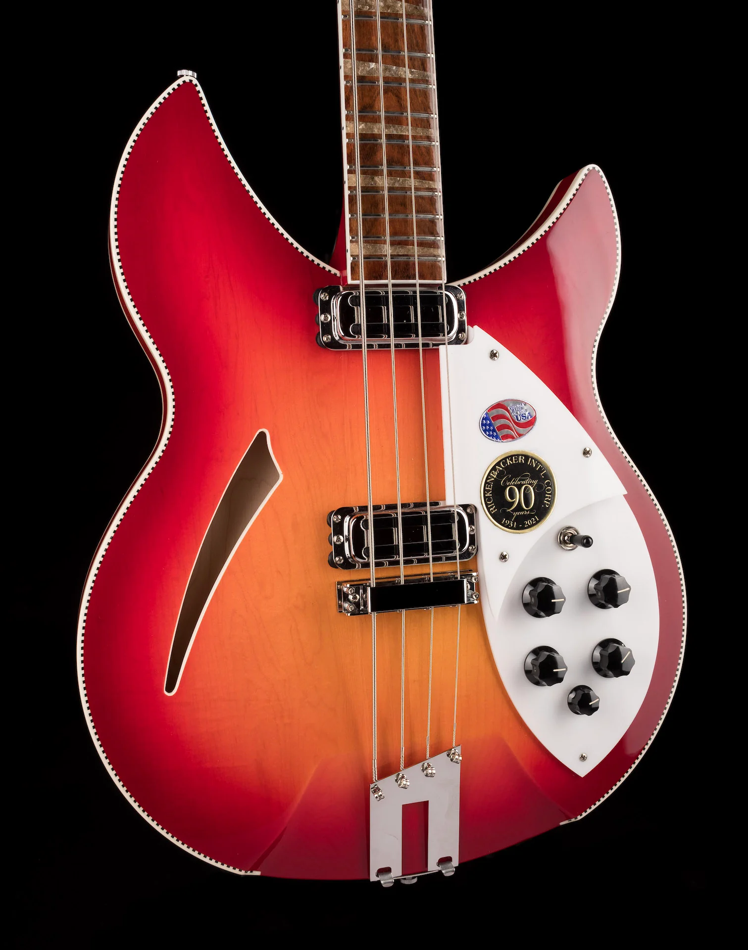 Rickenbacker 4005XC AFG Amber FireGlo Semi Hollow - Image 10