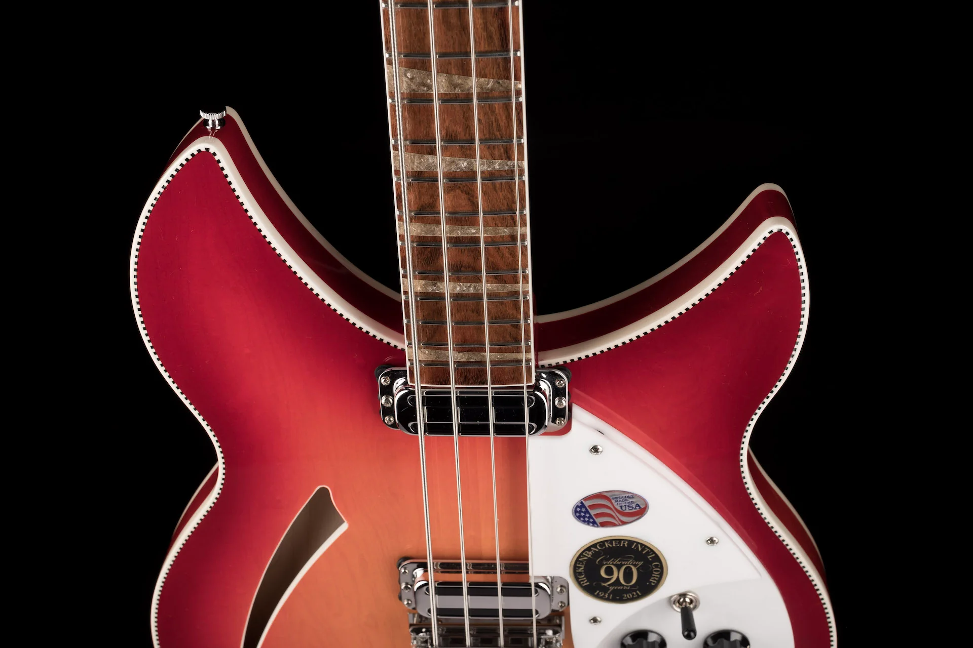 Rickenbacker 4005XC AFG Amber FireGlo Semi Hollow - Image 3