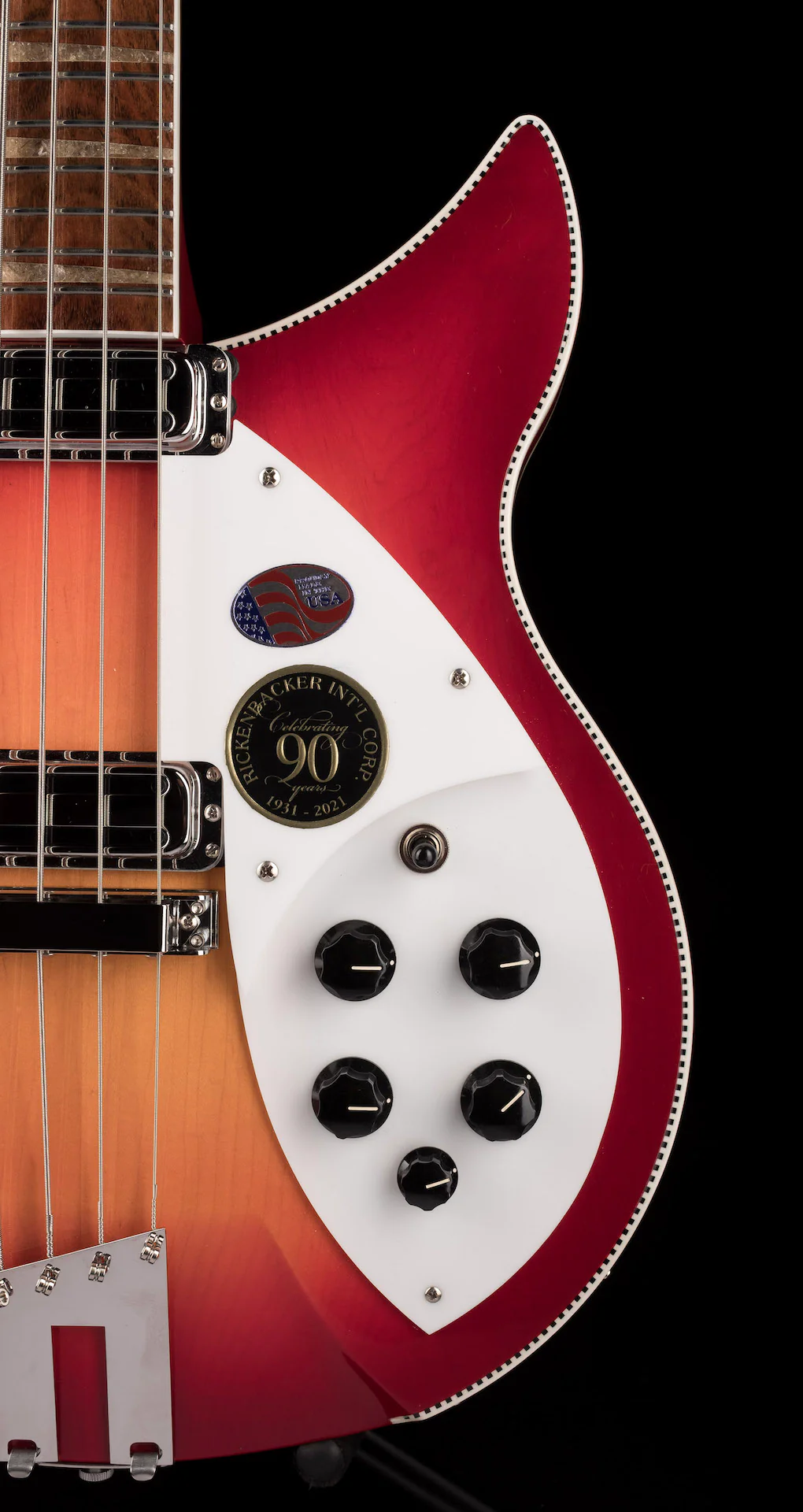 Rickenbacker 4005XC AFG Amber FireGlo Semi Hollow - Image 9