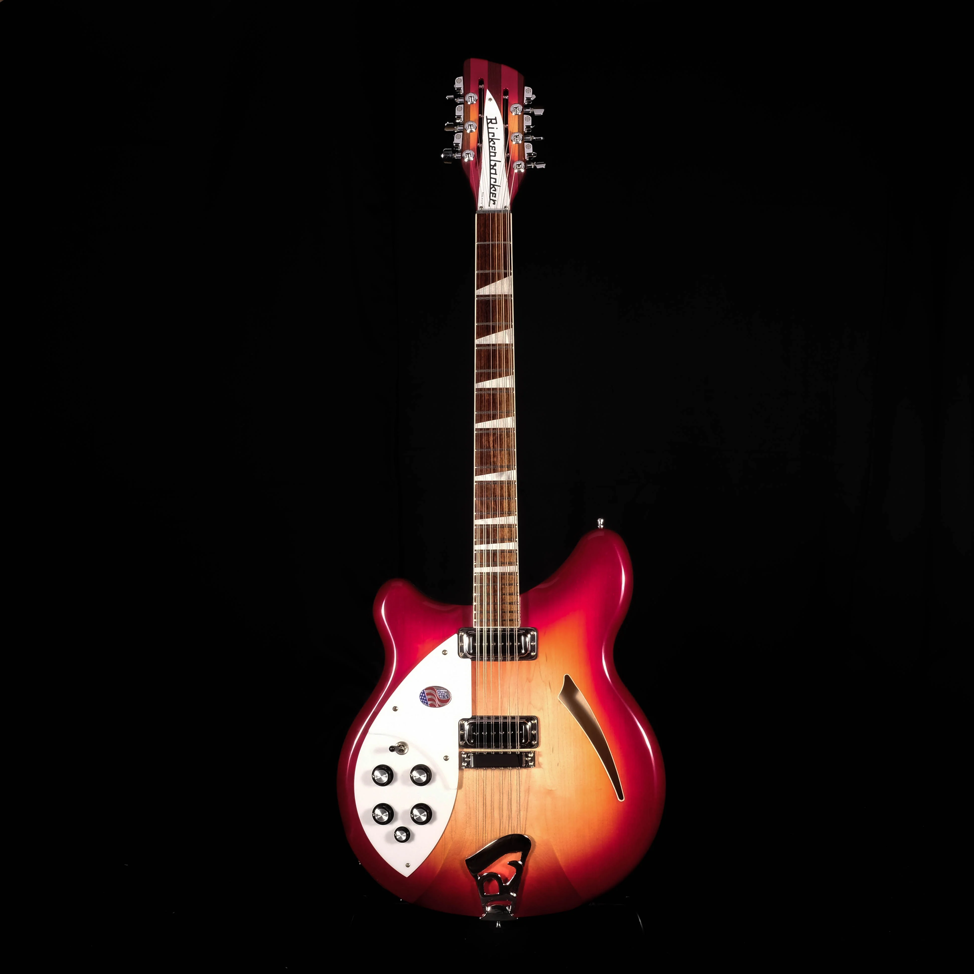 Rickenbacker Left Handed 360/12FG LH FireGlo Semi Hollow Lefty Electric Guitar - Image 2