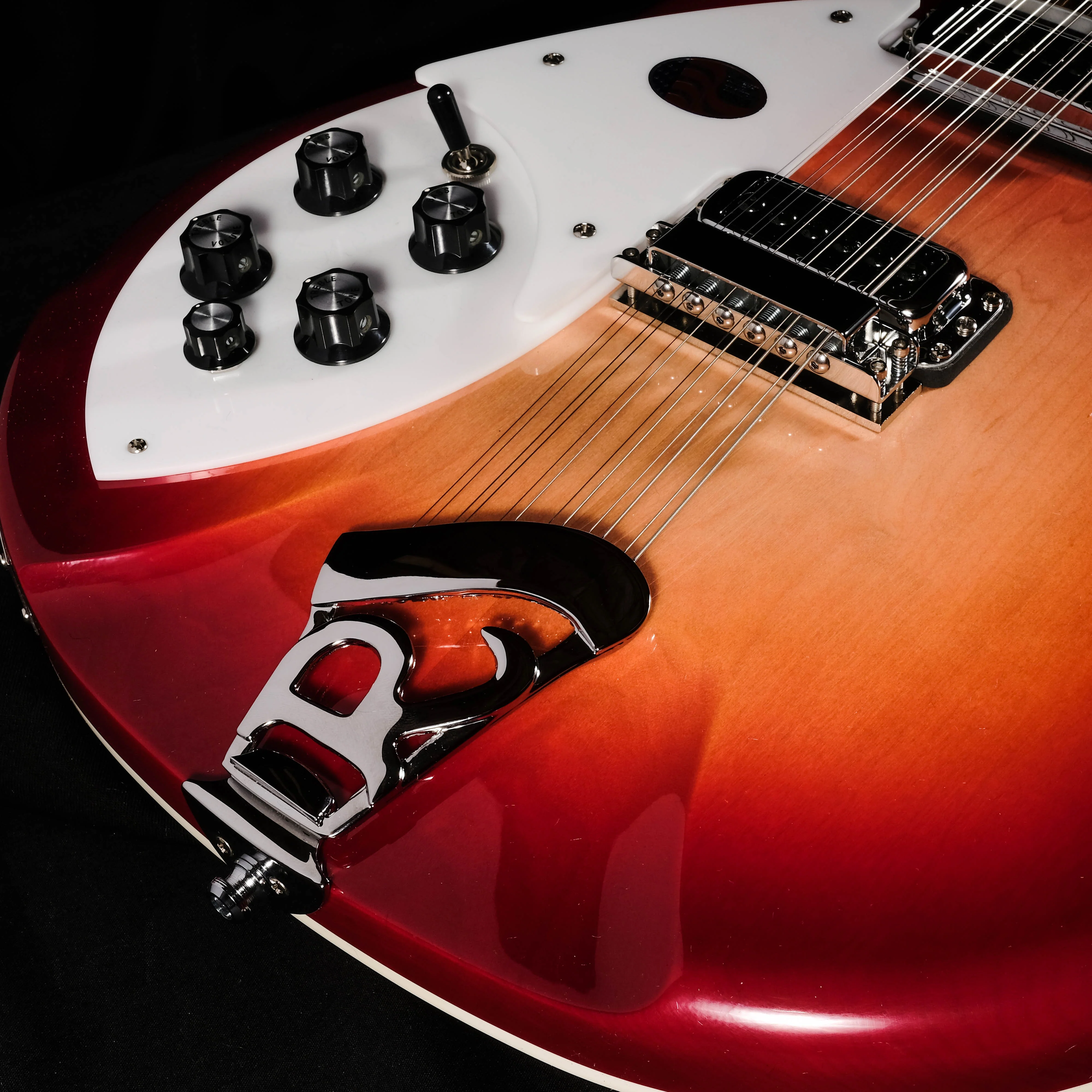 Rickenbacker Left Handed 360/12FG LH FireGlo Semi Hollow Lefty Electric Guitar - Image 4