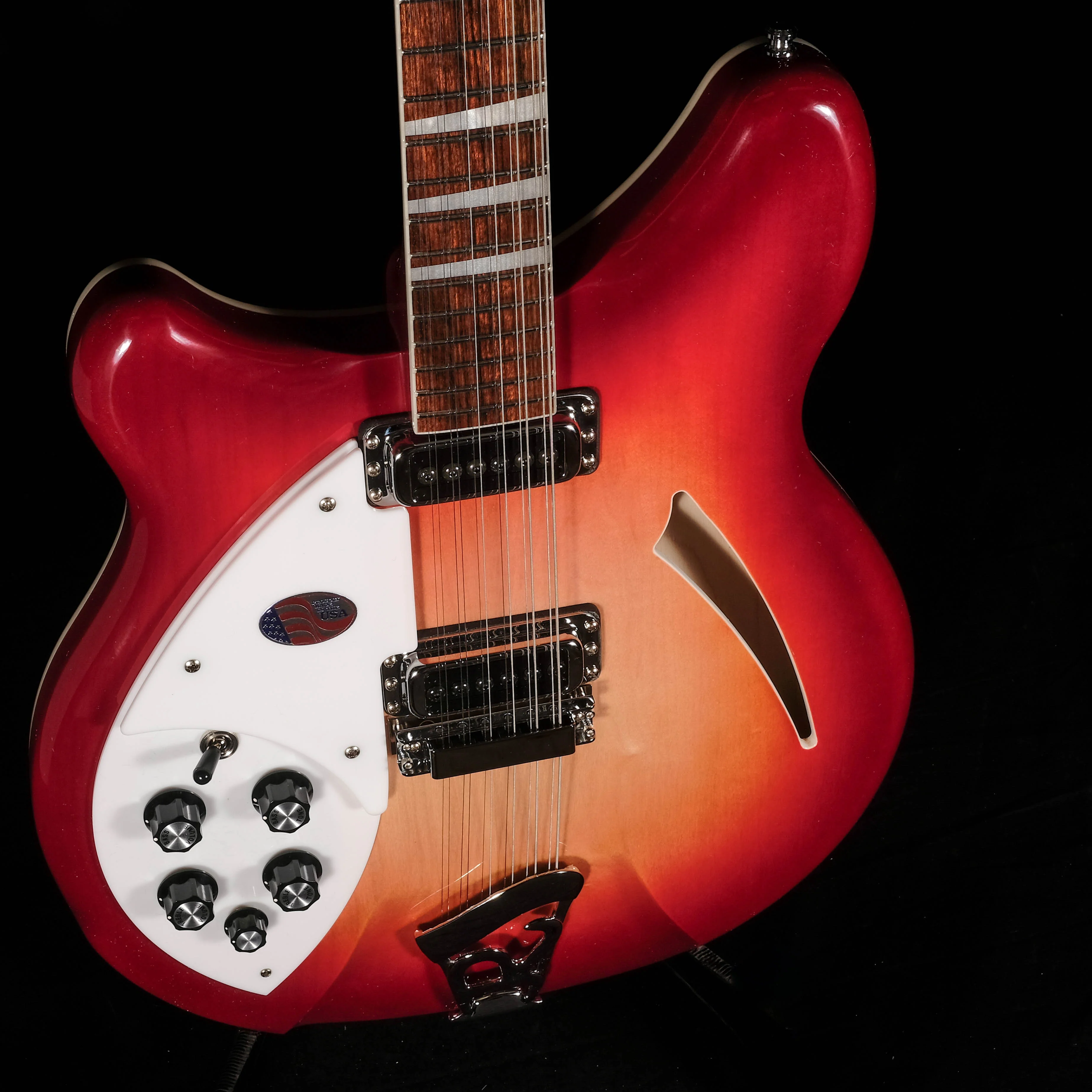 Rickenbacker Left Handed 360/12FG LH FireGlo Semi Hollow Lefty Electric Guitar - Image 6