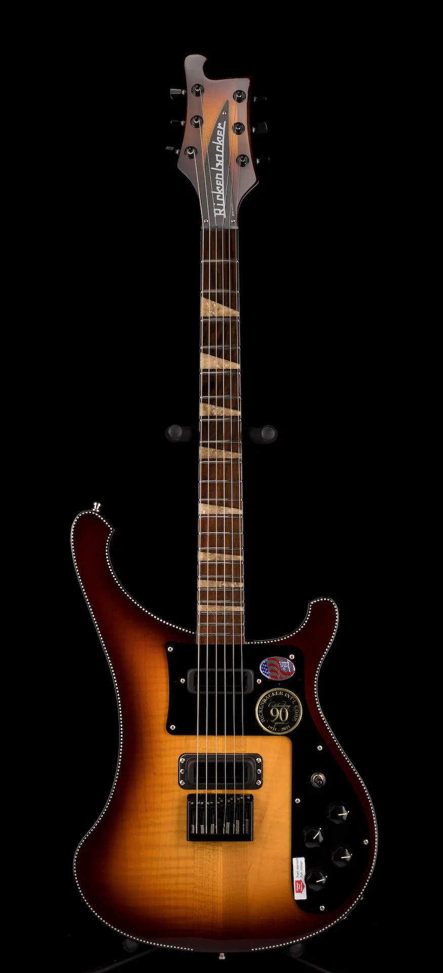 Rickenbacker Limited Edition 90th Anniversary 480XC TBG TobaccoGlo Guitar - Image 2