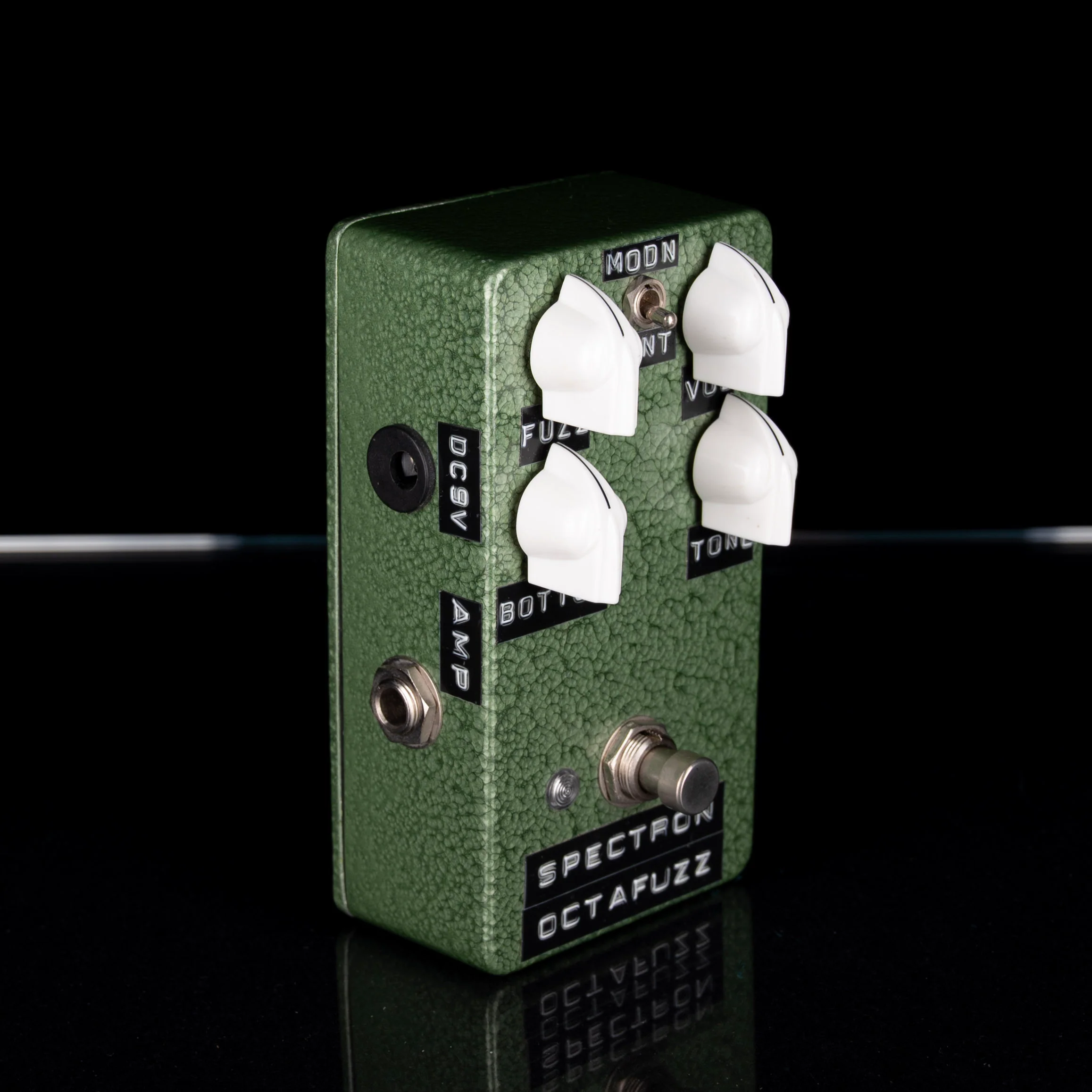 Used Shin Music Spectron Octafuzz Green #081 "Green Scratch" Pedal - Image 5