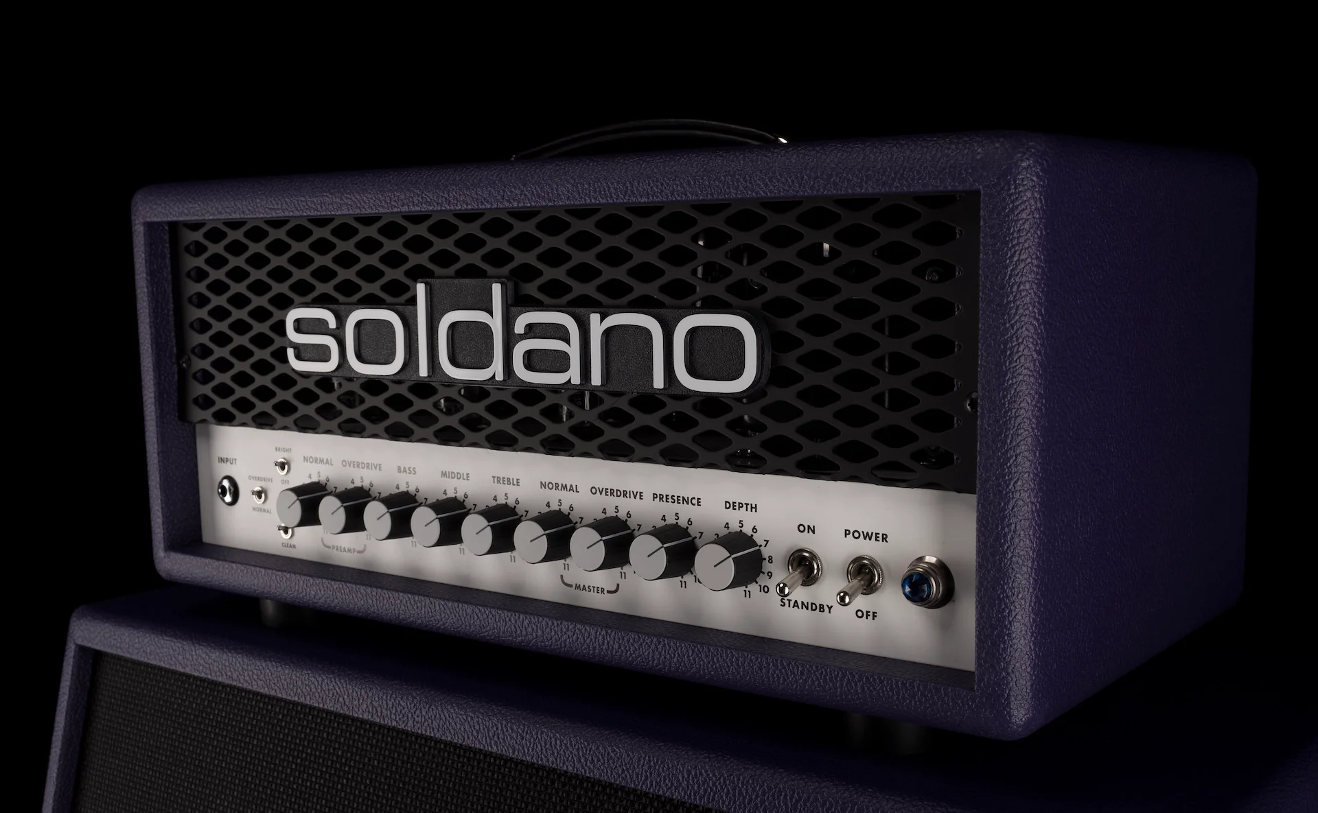 Soldano SLO-30 Custom Super Lead Overdrive 30-Watt Purple Guitar Amp Head - Image 2