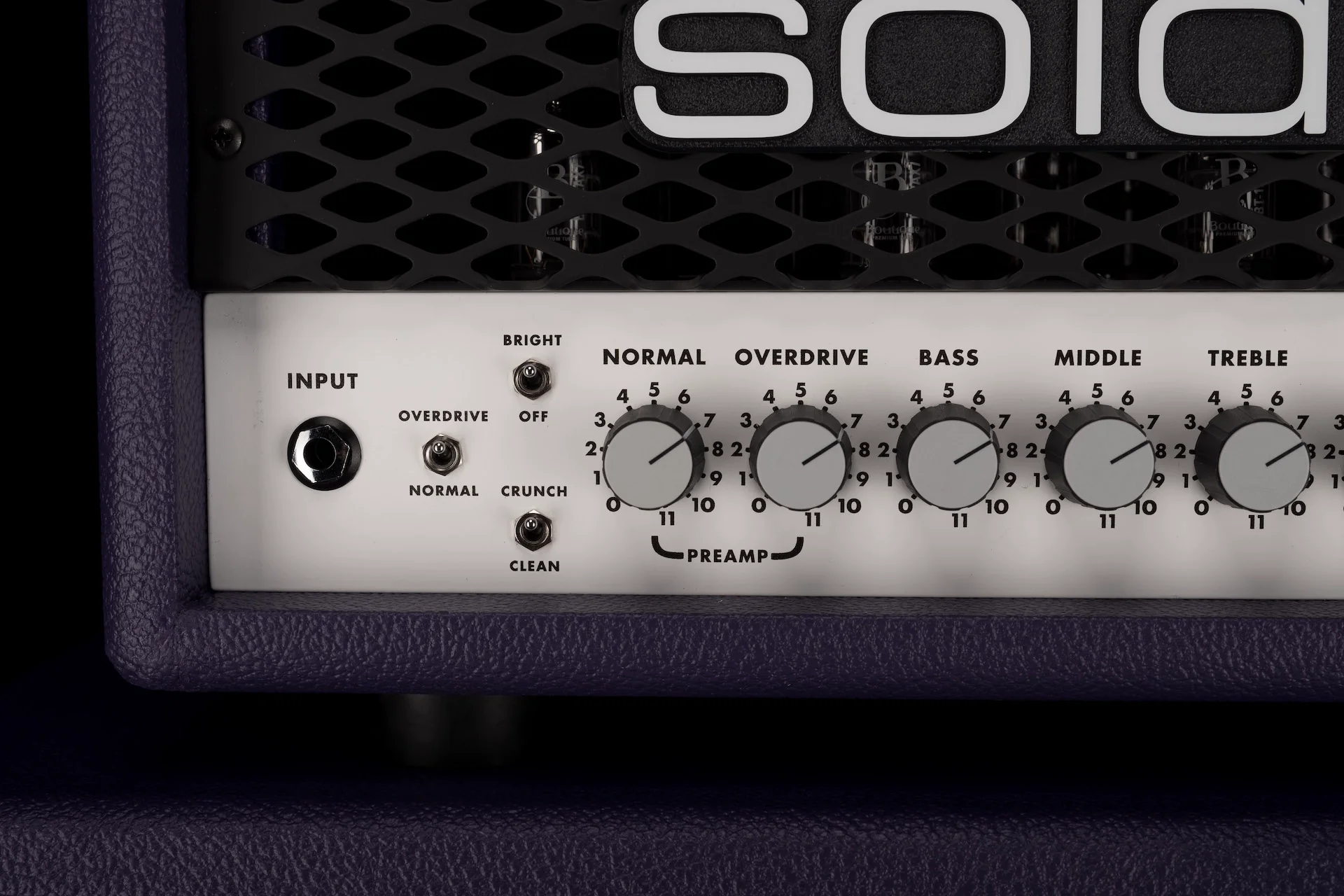 Soldano SLO-30 Custom Super Lead Overdrive 30-Watt Purple Guitar Amp Head - Image 5