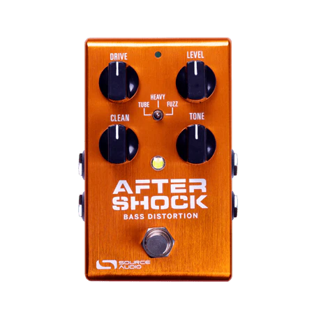Source Audio Aftershock Bass Distortion Bass Guitar Effect Pedal