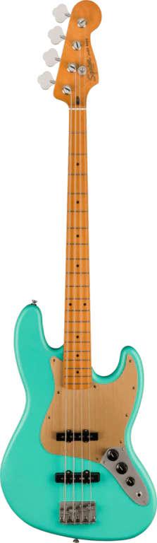Squier 40th Anniversary Jazz Bass Vintage Edition Satin Seafoam Green Bass Guitar - Image 2