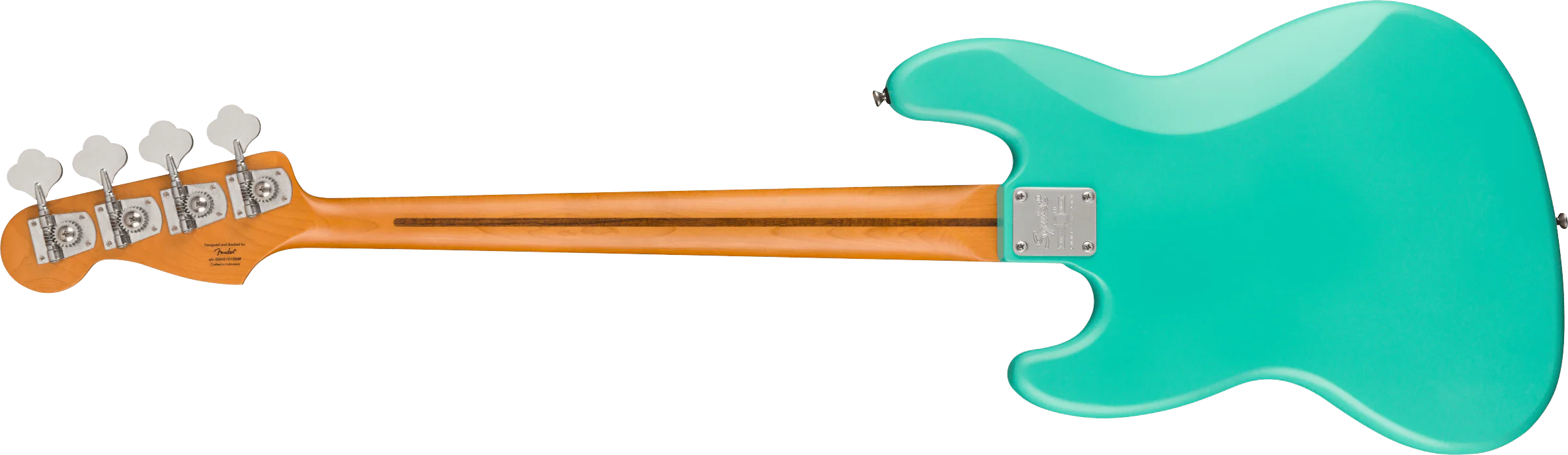 Squier 40th Anniversary Jazz Bass Vintage Edition Satin Seafoam Green Bass Guitar - Image 5