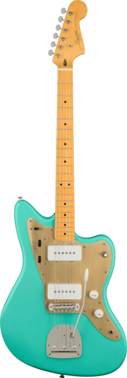 Squier 40th Anniversary Jazzmaster Vintage Edition Satin Seafoam Green Electric Guitar - Image 2