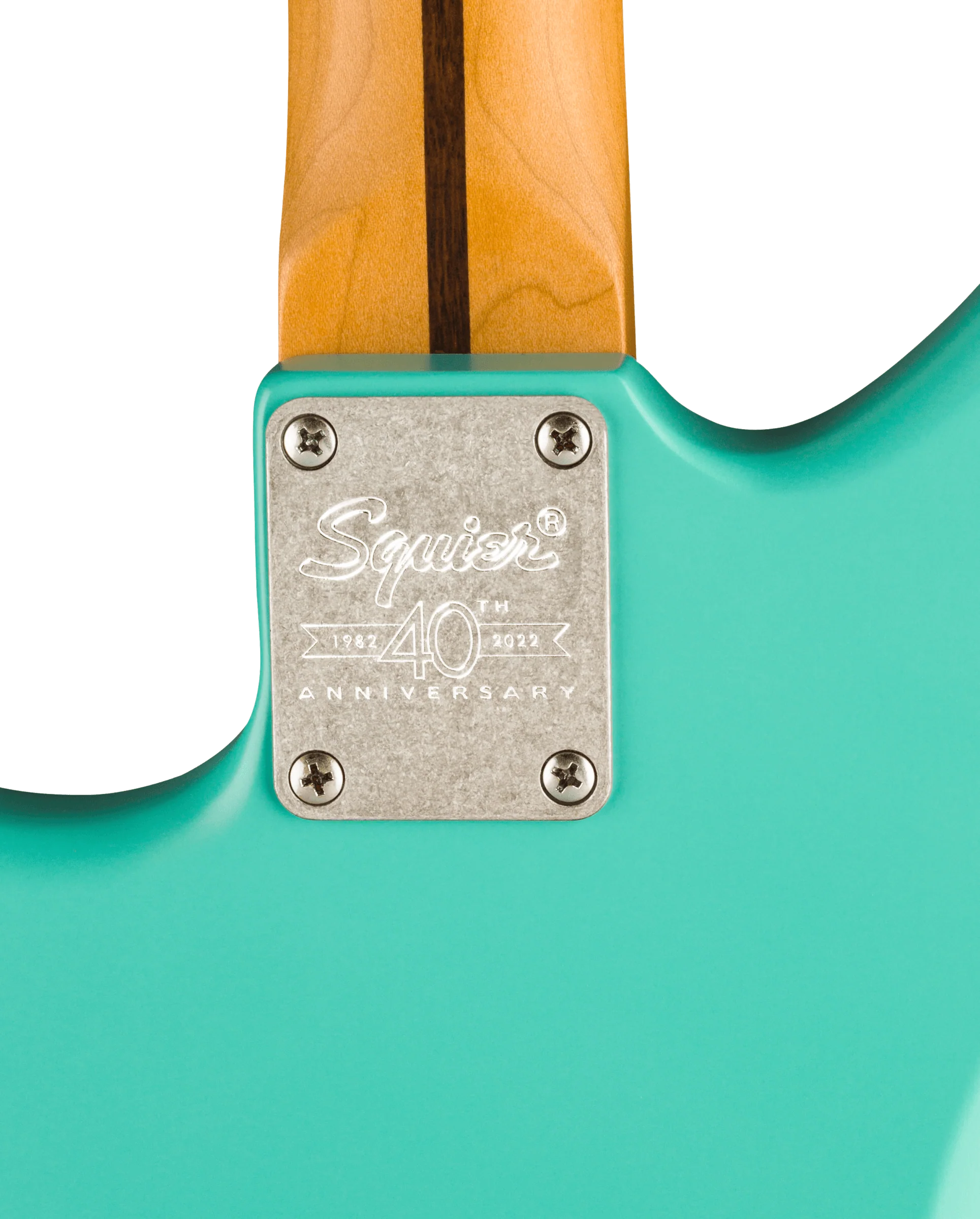 Squier 40th Anniversary Jazzmaster Vintage Edition Satin Seafoam Green Electric Guitar - Image 7