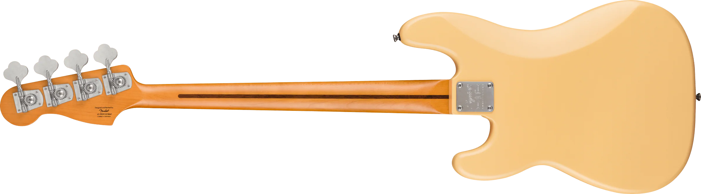 Squier 40th Anniversary Precision Bass Vintage Edition Satin Vintage Blonde Bass Guitar - Image 5