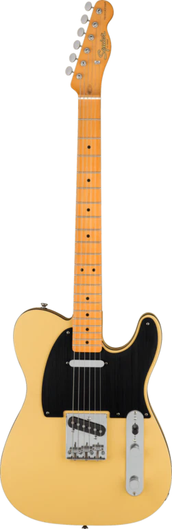 Squier 40th Anniversary Telecaster Vintage Edition Satin Vintage Blonde Electric Guitar - Image 2