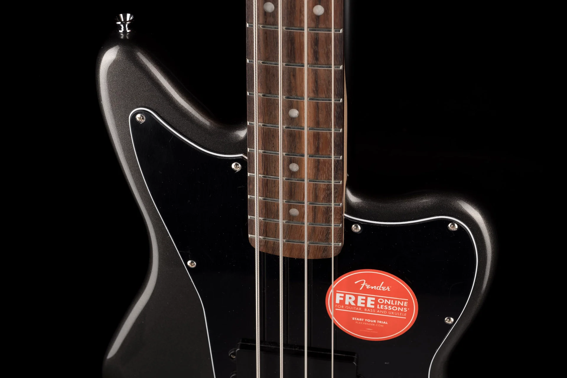 Squier Affinity Jaguar Bass H Charcoal Frost Metallic ***B-Stock*** - Image 4