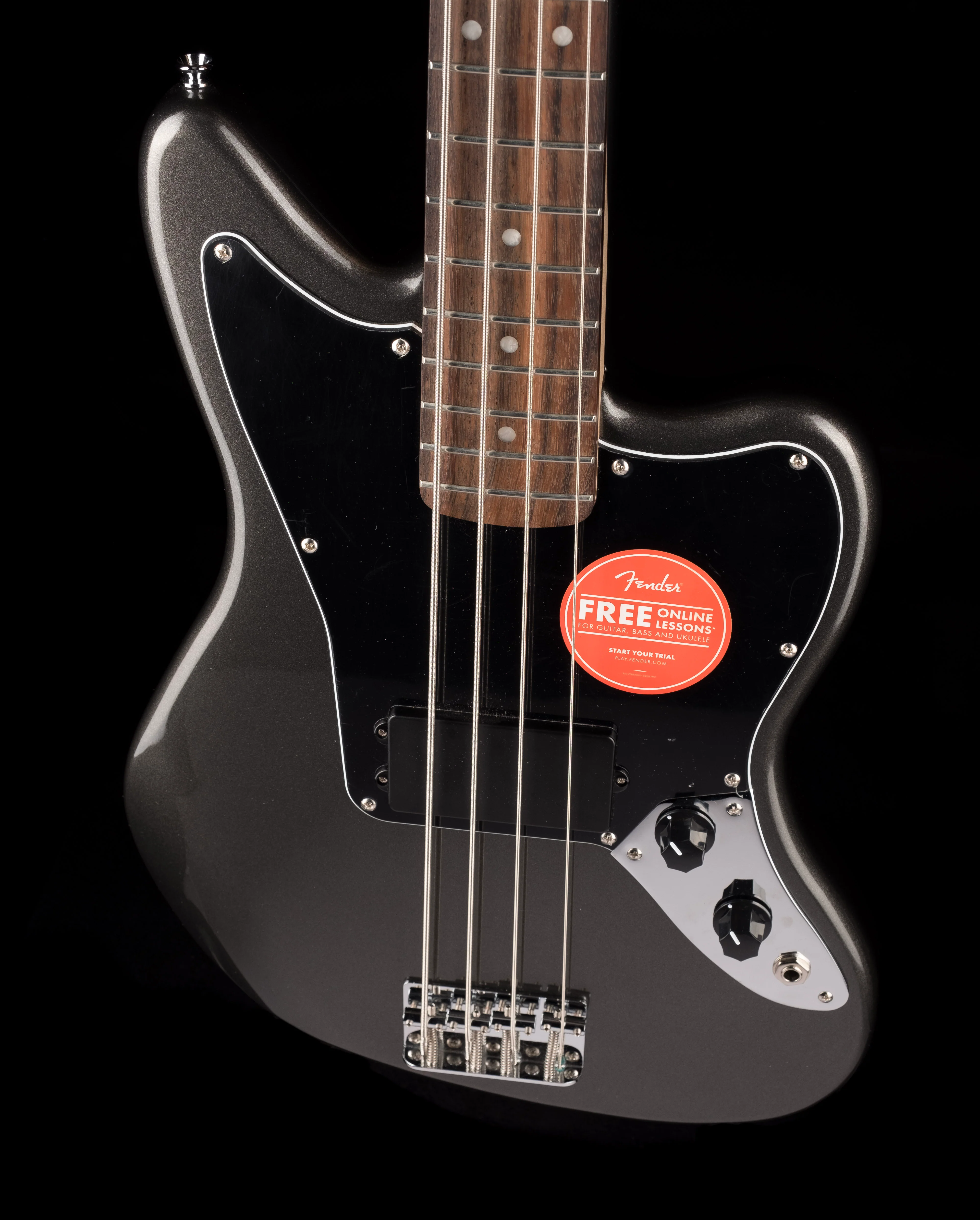 Squier Affinity Jaguar Bass H Charcoal Frost Metallic ***B-Stock*** - Image 5