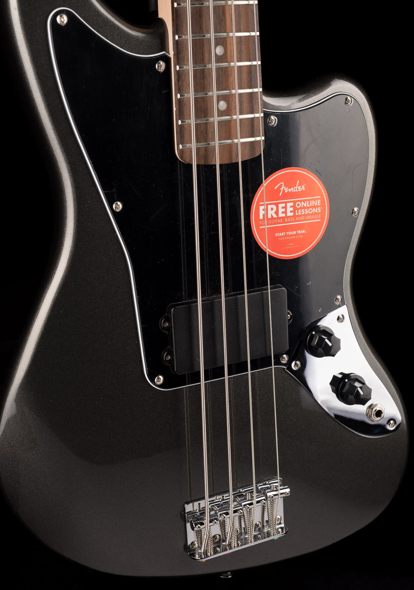 Squier Affinity Jaguar Bass H Charcoal Frost Metallic ***B-Stock*** - Image 9