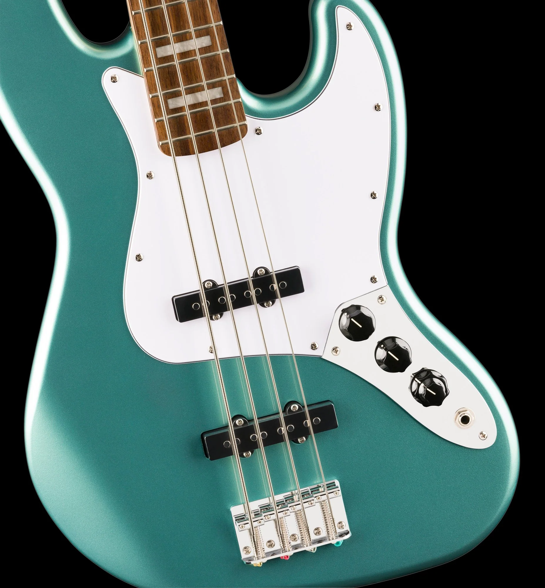 Squier Affinity Series Active Jazz Bass Mystic Sea Foam Green - Image 4