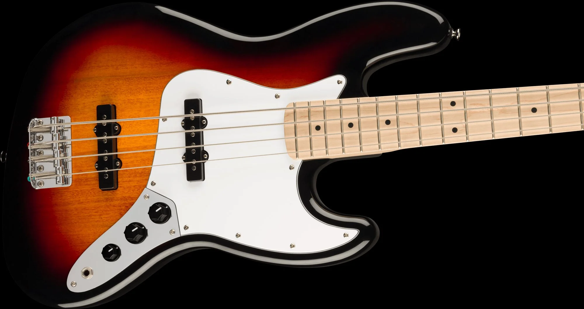 Squier Affinity Series Jazz Bass 3-Color Sunburst - Image 4