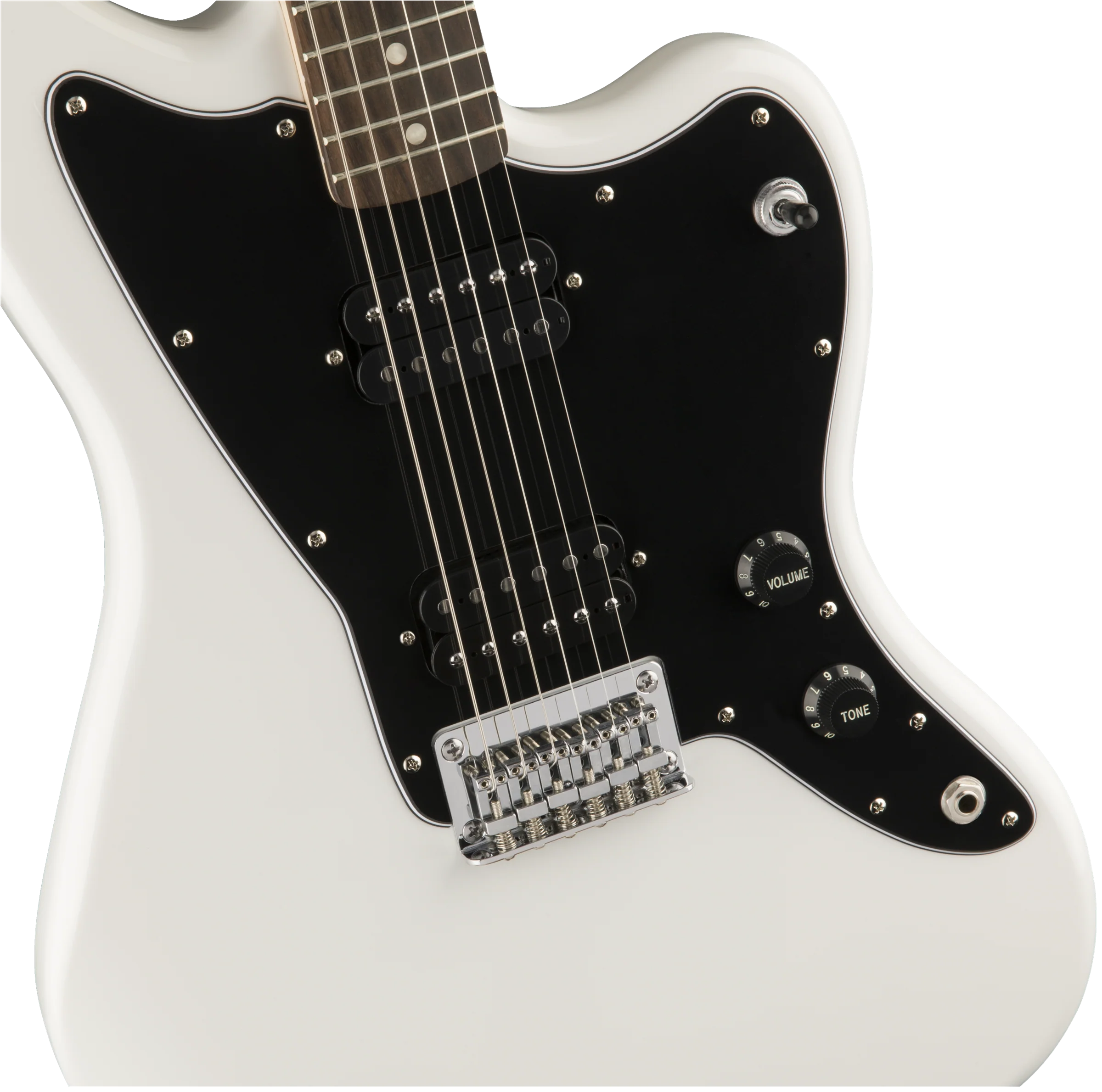 Squier Affinity Series Jazzmaster HH Laurel Fingerboard Arctic White Electric Guitar - Image 3