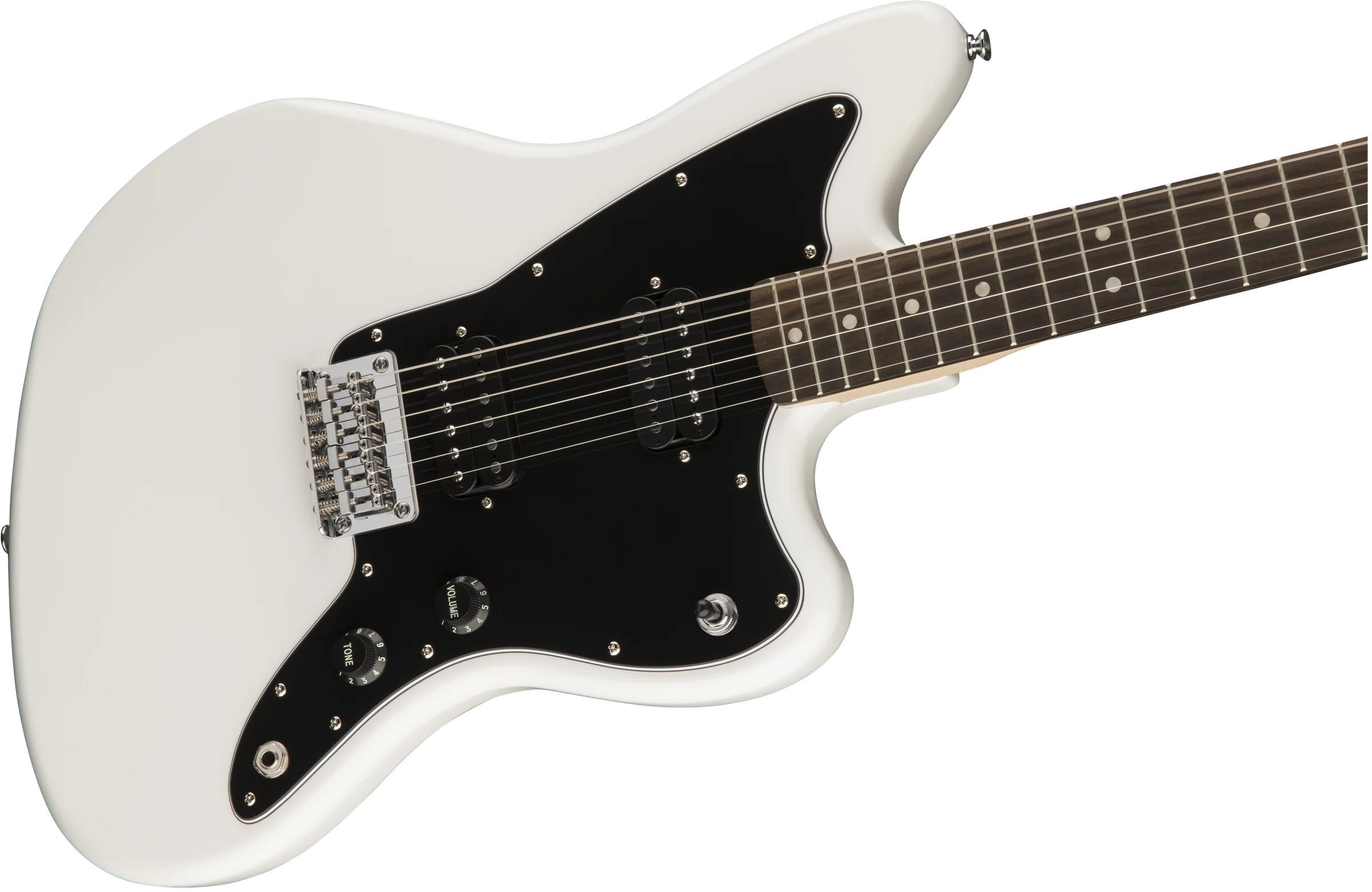 Squier Affinity Series Jazzmaster HH Laurel Fingerboard Arctic White Electric Guitar - Image 4