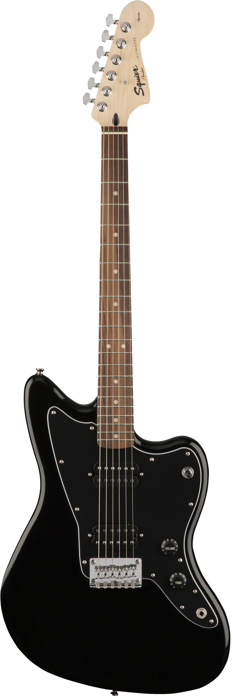 Squier Affinity Series Jazzmaster HH Laurel Fingerboard Black Electric Guitar - Image 2