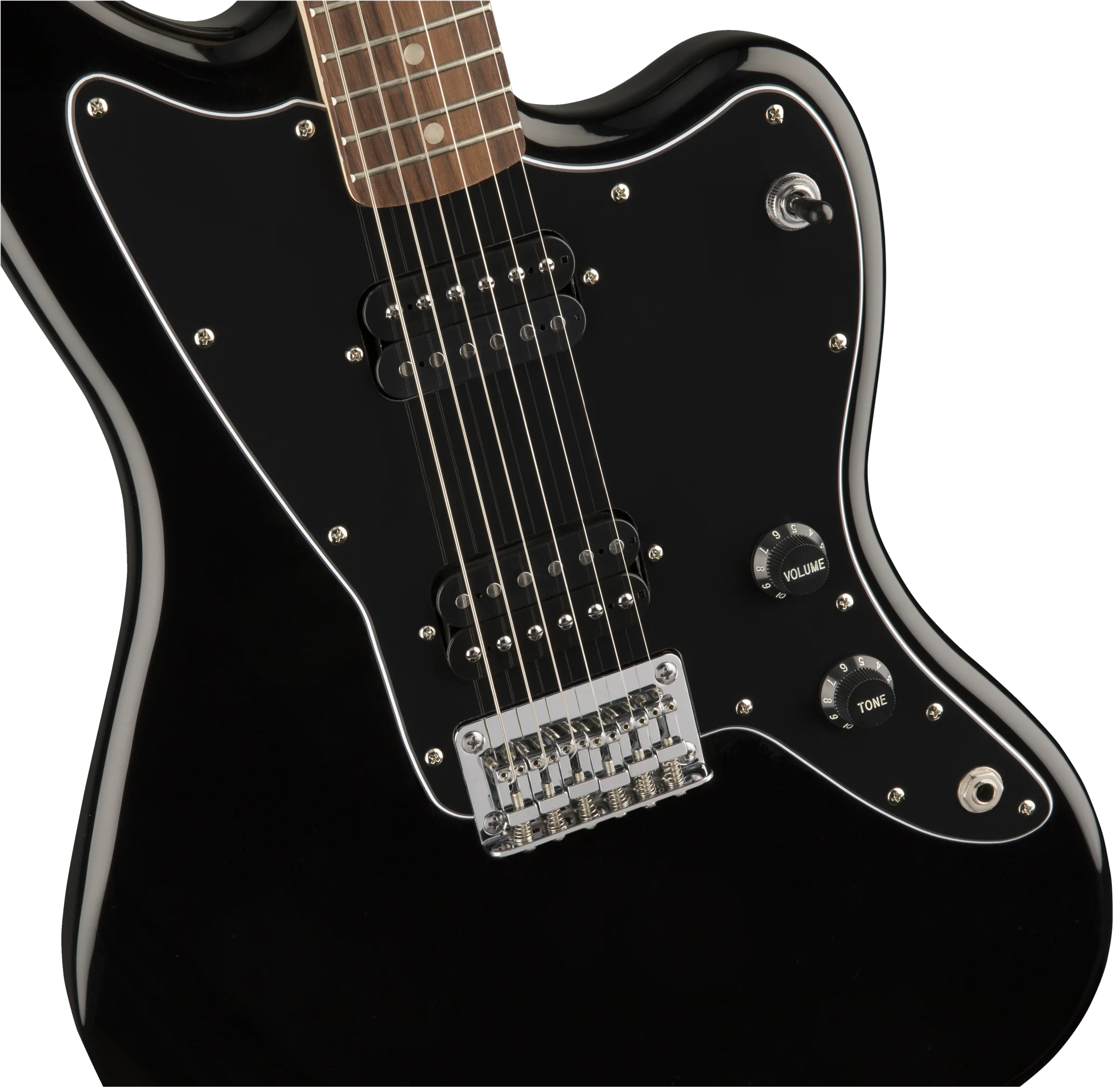 Squier Affinity Series Jazzmaster HH Laurel Fingerboard Black Electric Guitar - Image 3