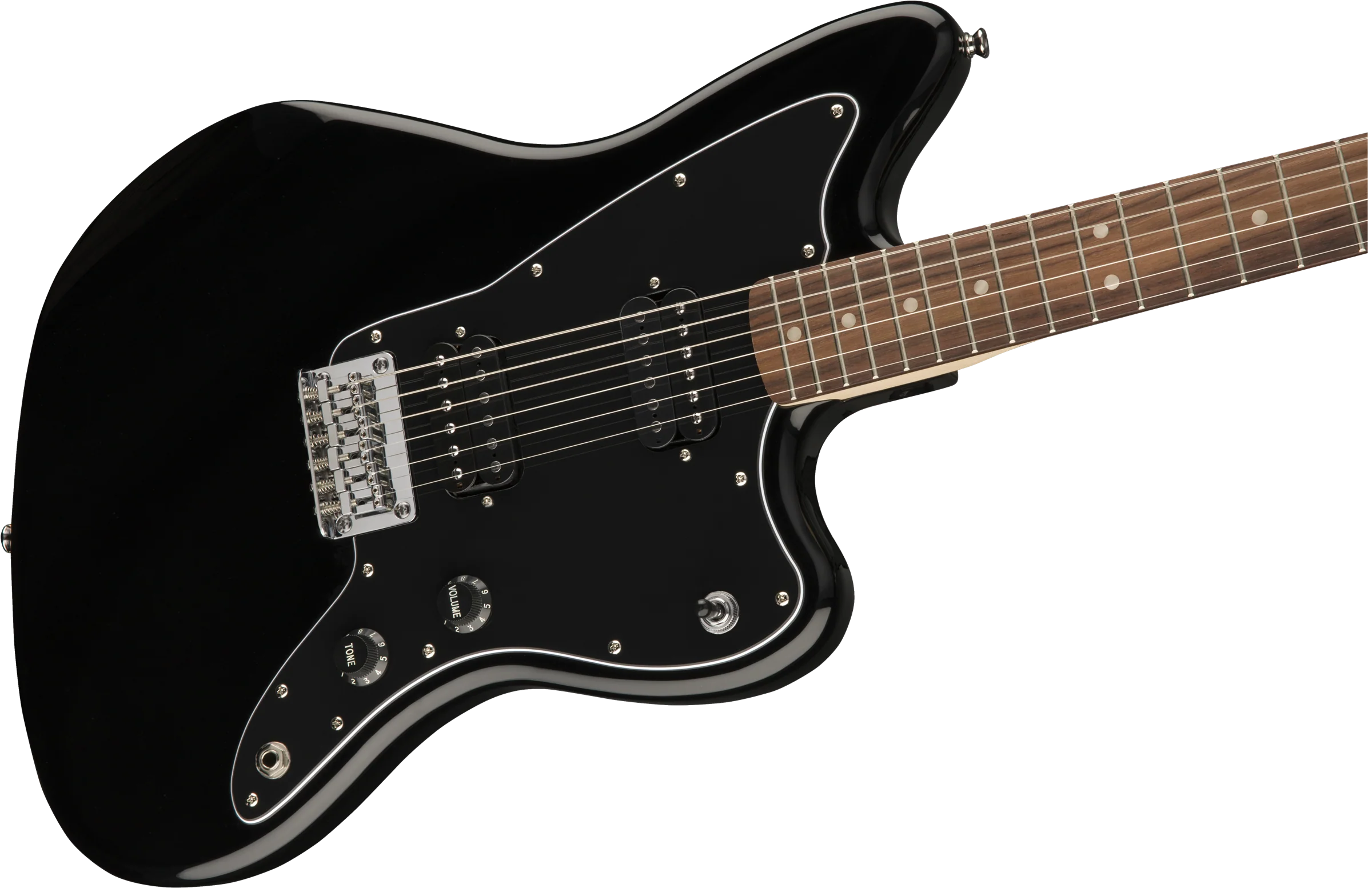 Squier Affinity Series Jazzmaster HH Laurel Fingerboard Black Electric Guitar - Image 4