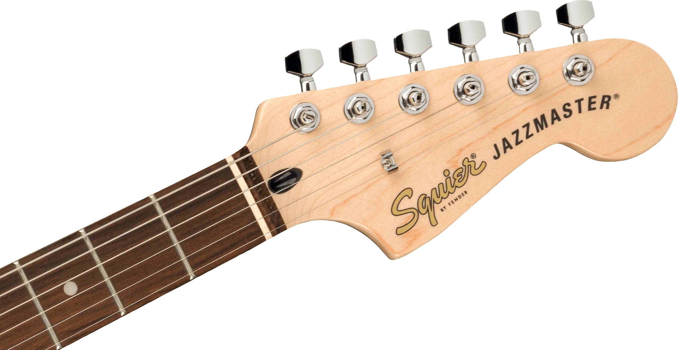 Squier Affinity Series Jazzmaster Laurel Fingerboard Black Pickguard Lake Placid Blue - Image 6