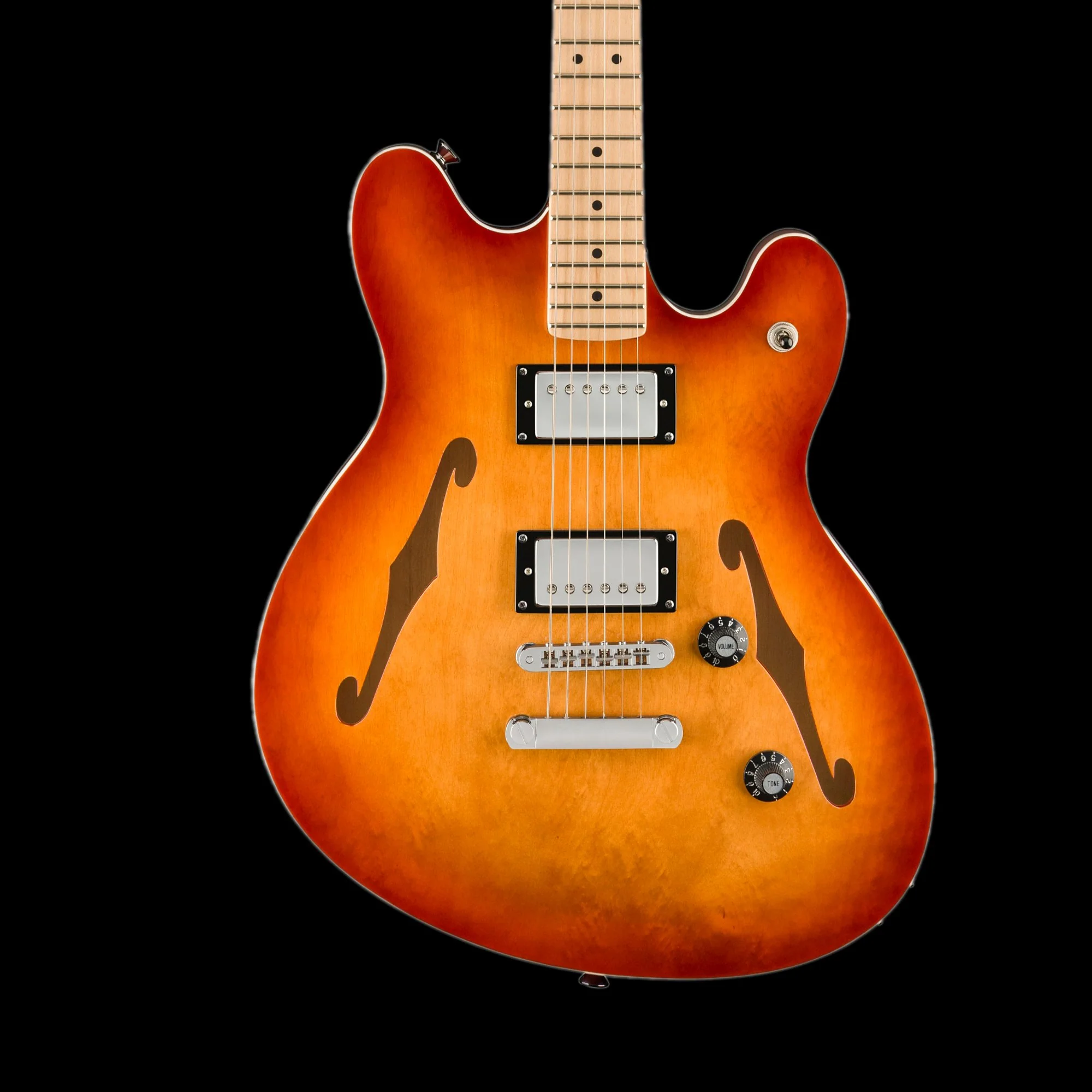 Squier Affinity Series Starcaster Deluxe Maple Fingerboard Sienna Sunburst