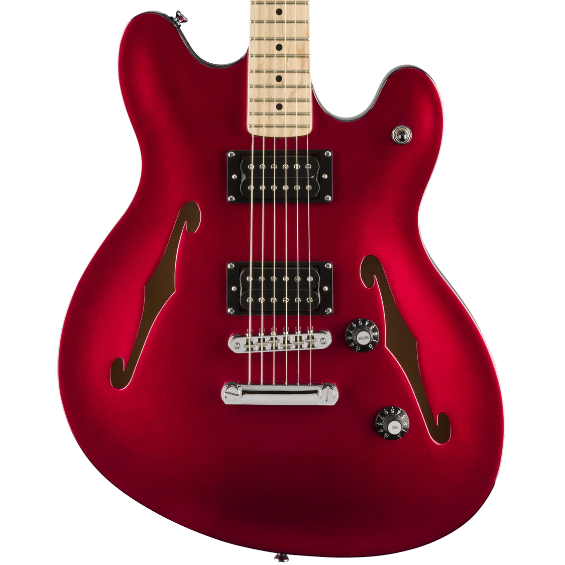 Squier Affinity Series Starcaster Maple Fingerboard Candy Apple Red