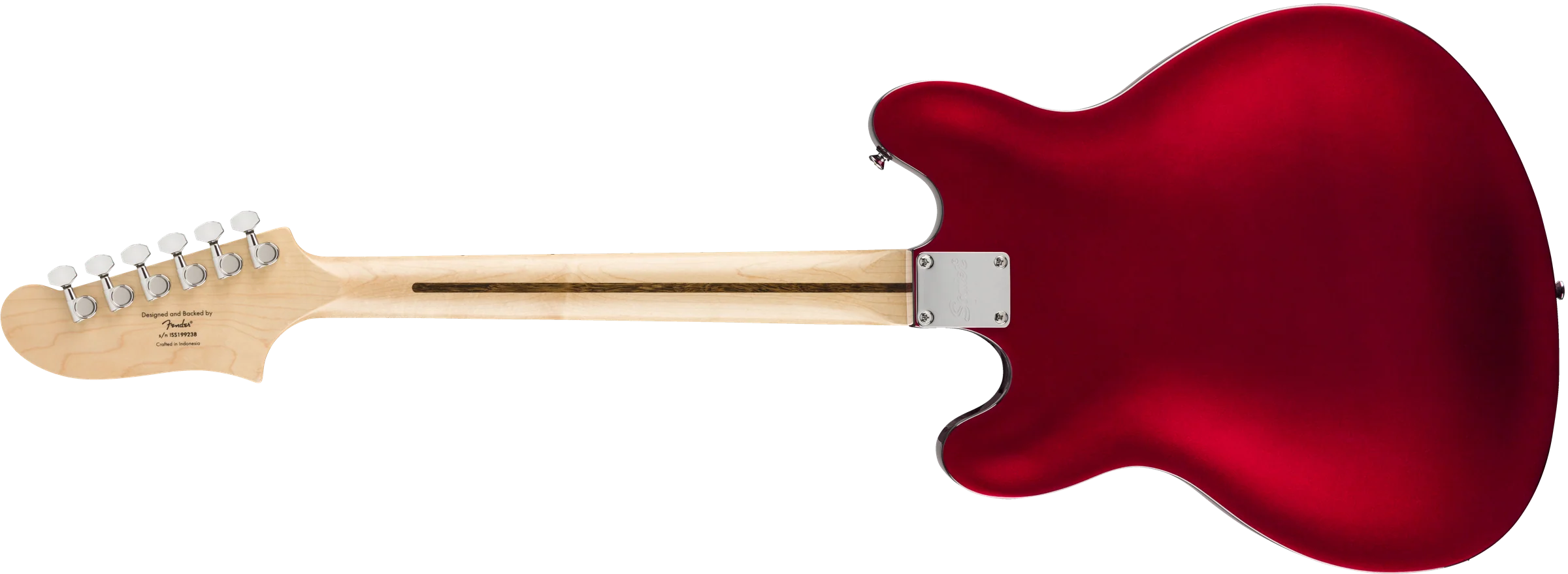 Squier Affinity Series Starcaster Maple Fingerboard Candy Apple Red - Image 5