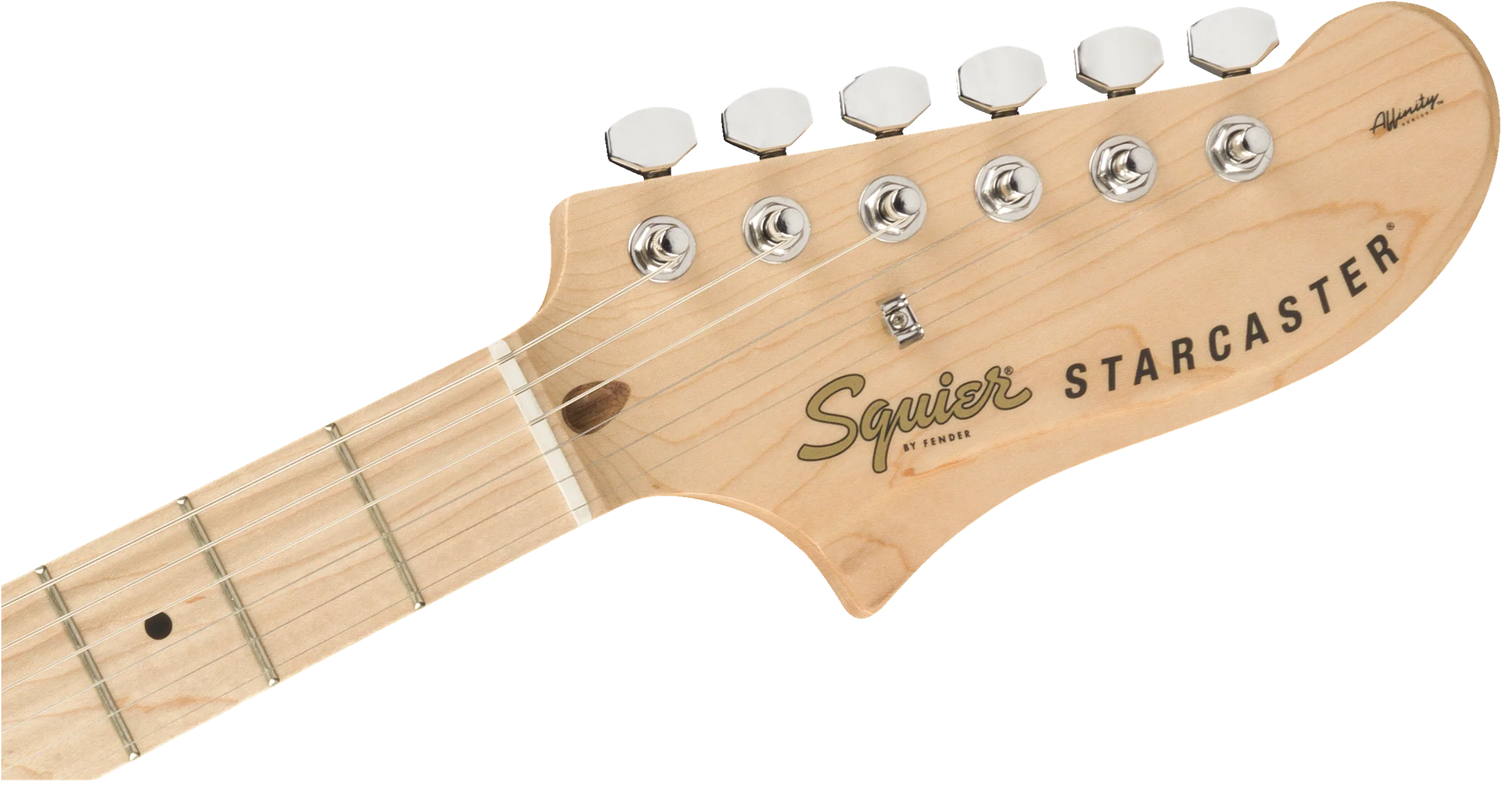 Squier Affinity Series Starcaster Maple Fingerboard Candy Apple Red - Image 6