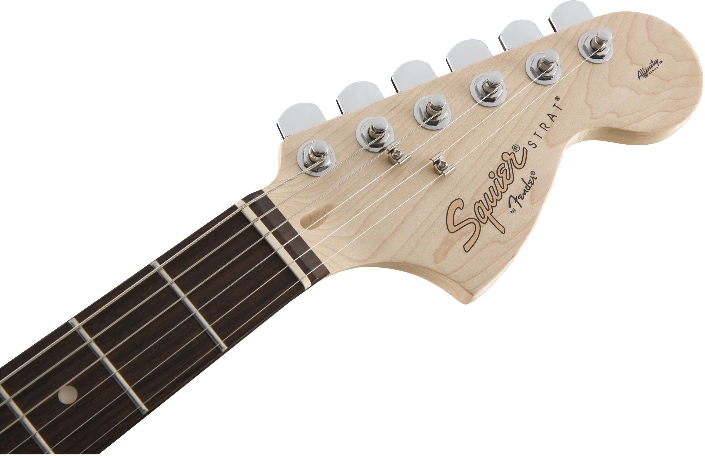 Squier Affinity Series Stratocaster HSS Laurel Fingerboard Slick Silver Electric Guitar - Image 6