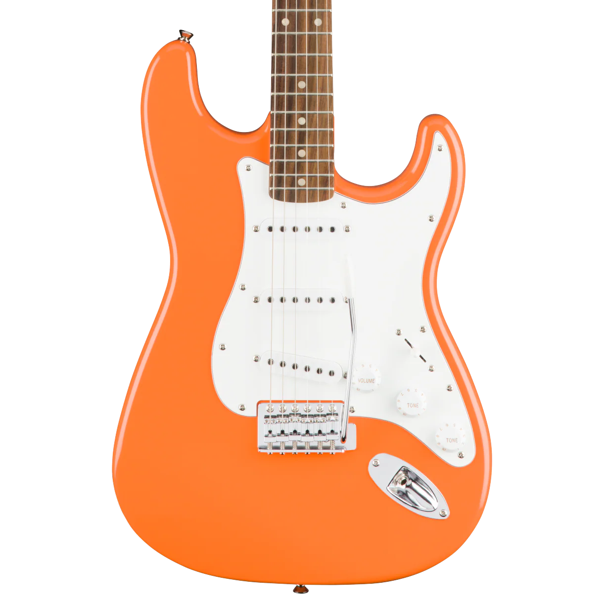 Squier Affinity Series Stratocaster Laurel Fingerboard Competition Orange Electric Guitar