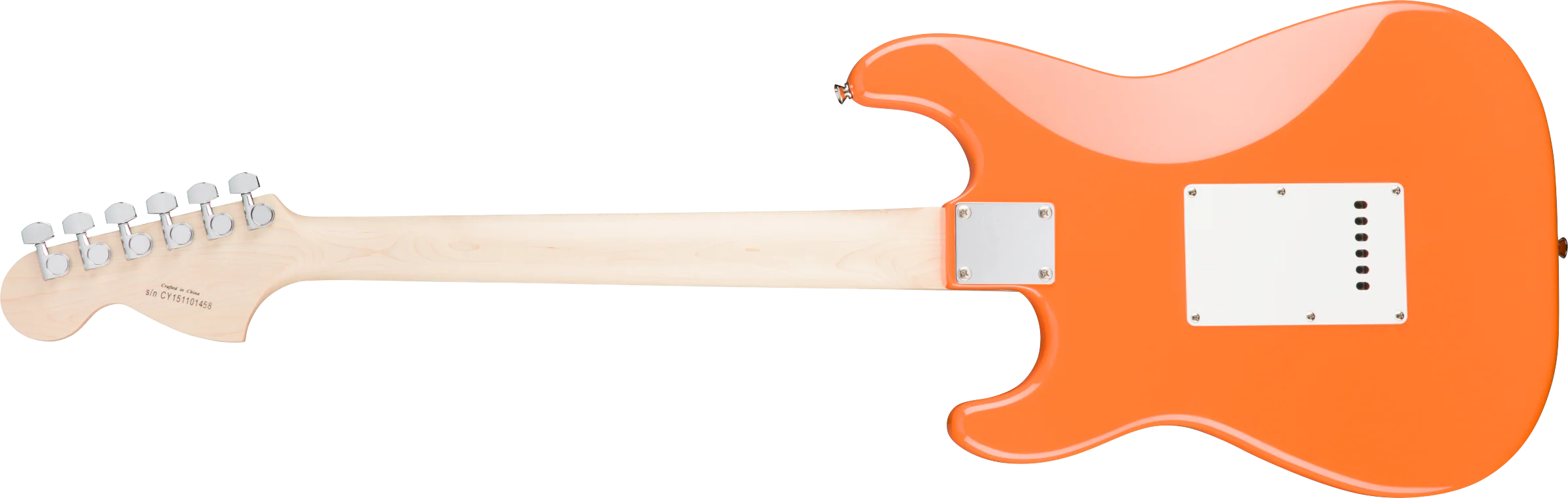 Squier Affinity Series Stratocaster Laurel Fingerboard Competition Orange Electric Guitar - Image 3
