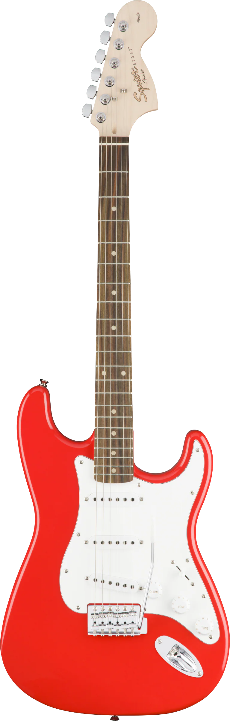 Squier Affinity Series Stratocaster Laurel Fingerboard Race Red Electric Guitar - Image 2