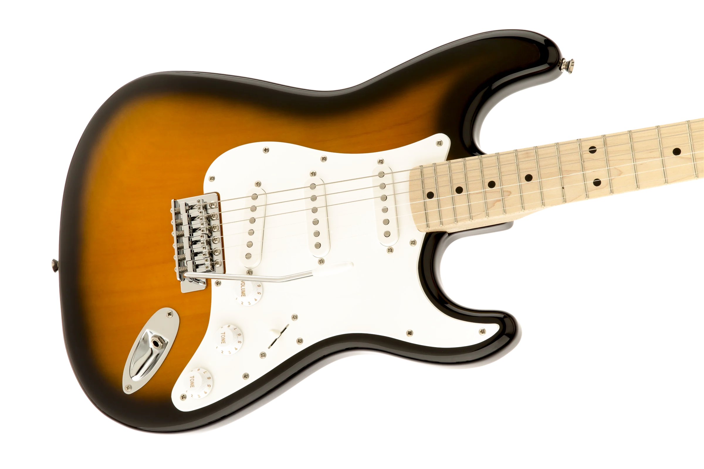 Squier Affinity Series Stratocaster Maple Fingerboard 2-Tone Sunburst - Image 4