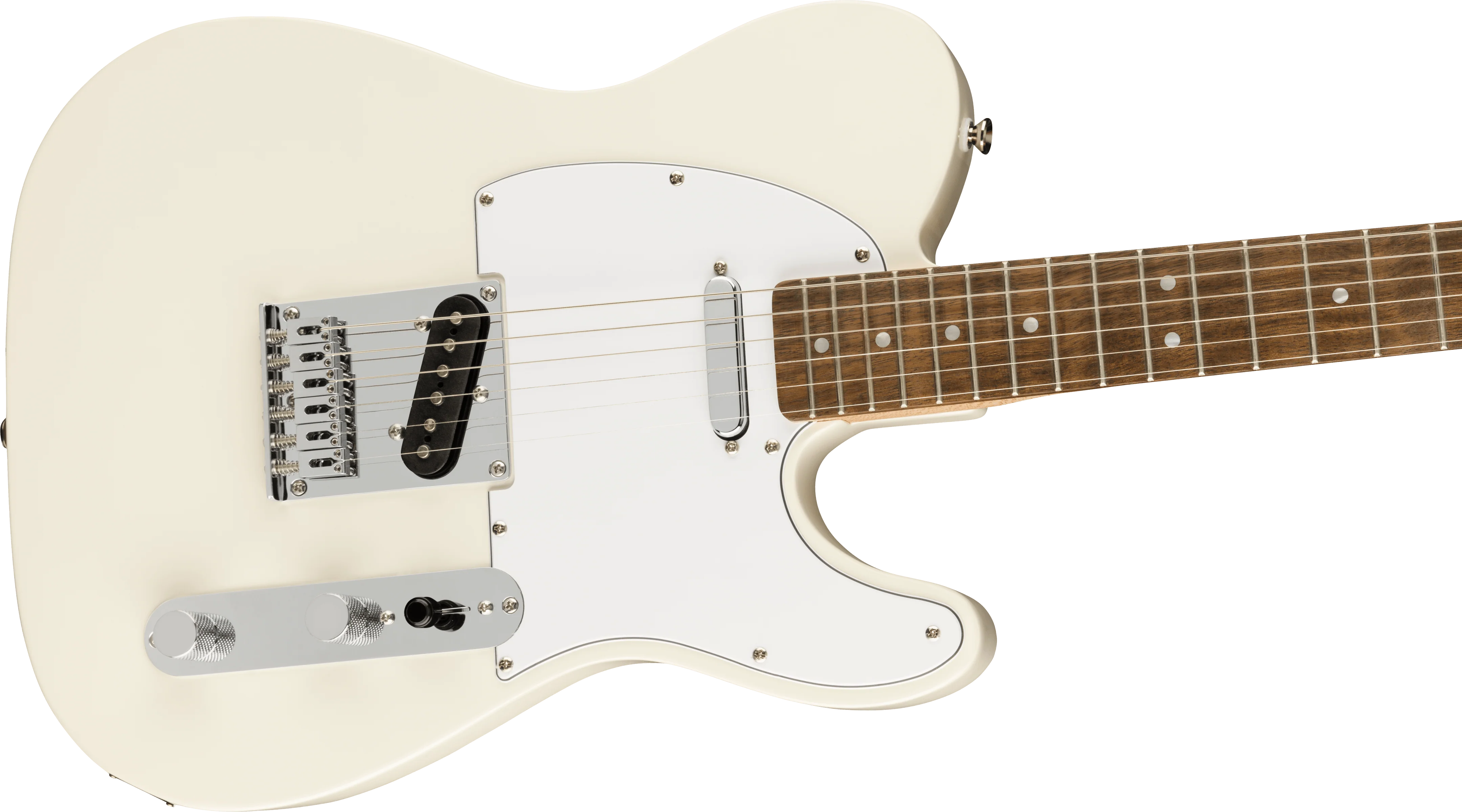 Squier Affinity Series Telecaster White Pickguard Olympic White - Image 4