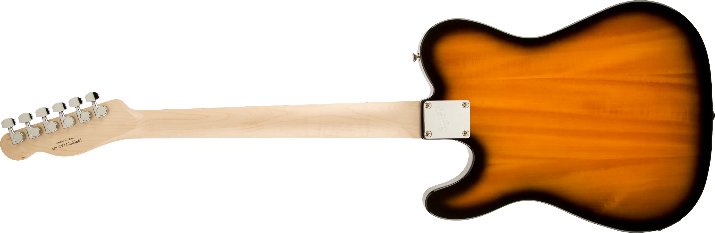 Squier Affinity Series Telecaster Maple Fingerboard 2-Color Sunburst Electric Guitar - Image 6