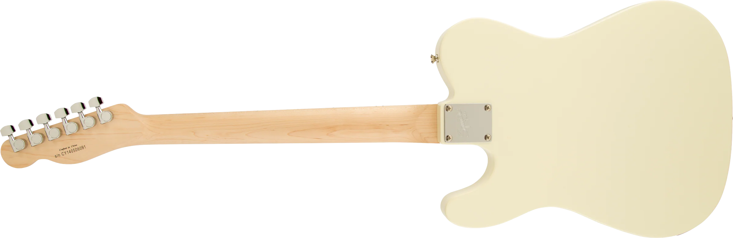 Squier Affinity Series Telecaster Maple Fingerboard Arctic White Electric Guitar - Image 3