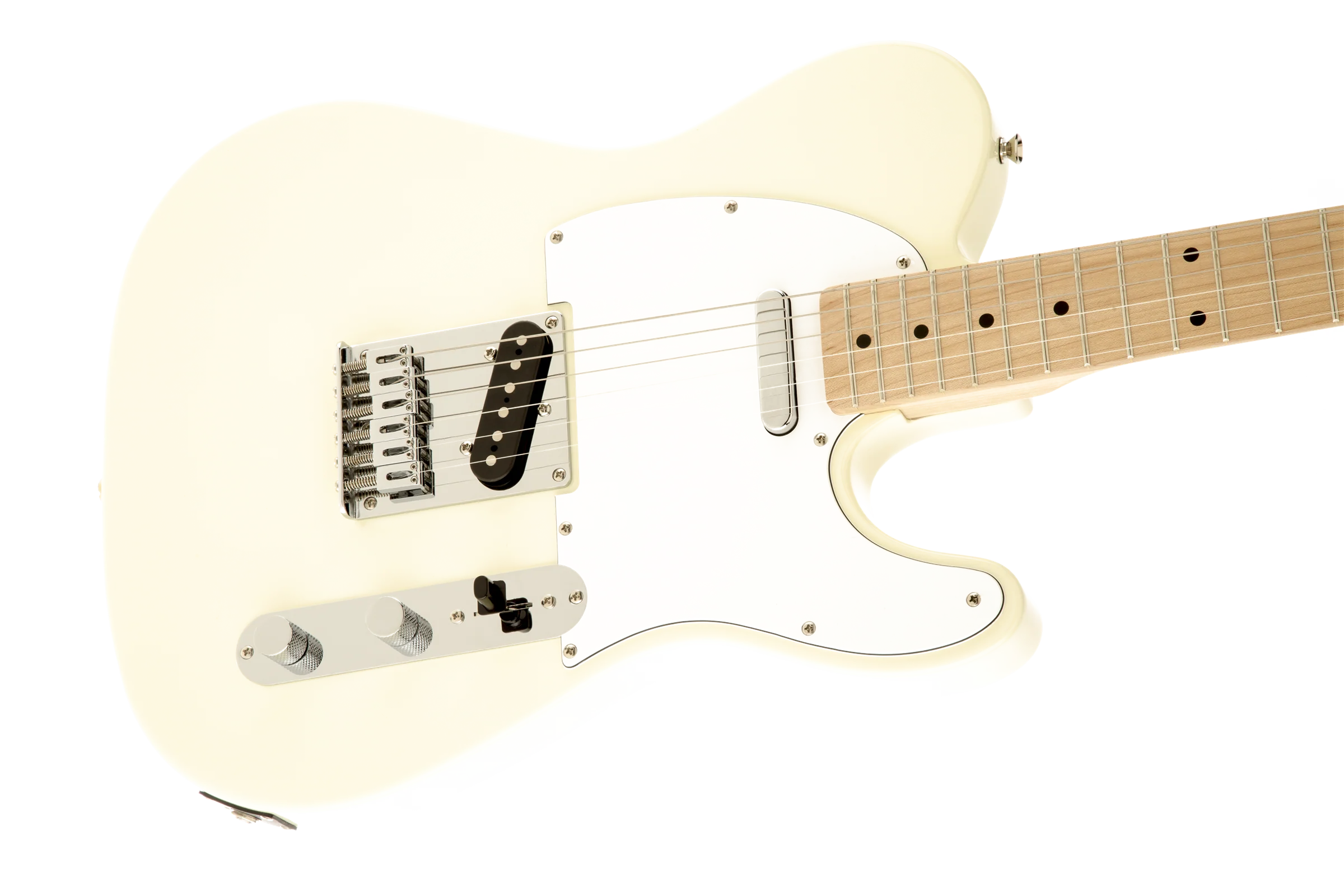 Squier Affinity Series Telecaster Maple Fingerboard Arctic White Electric Guitar - Image 5